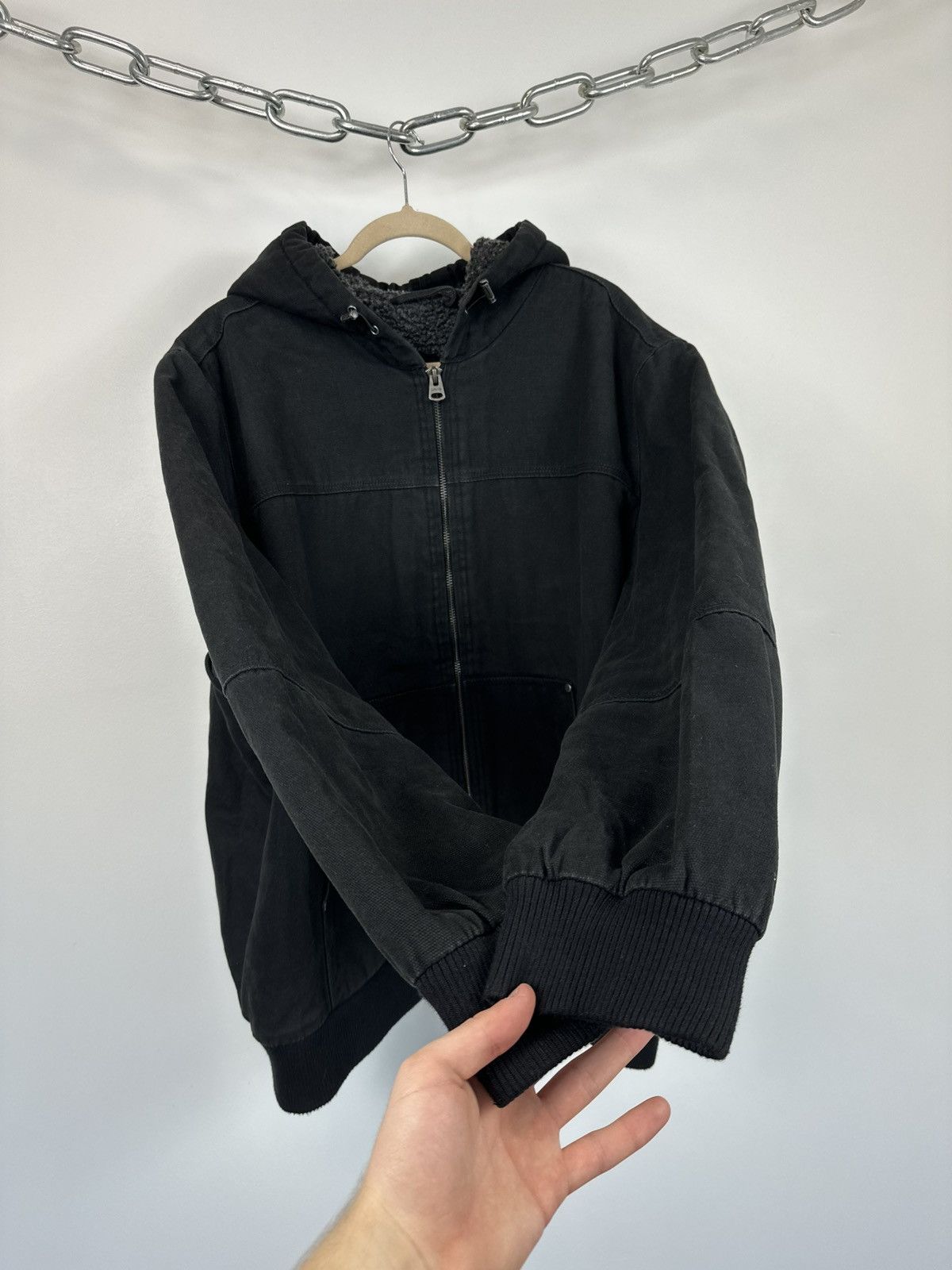 Levi's Vintage Levi's American Baggy USA Hooded Sherpa Jacket Size US XXL / EU 58 / 5 - 8 Thumbnail