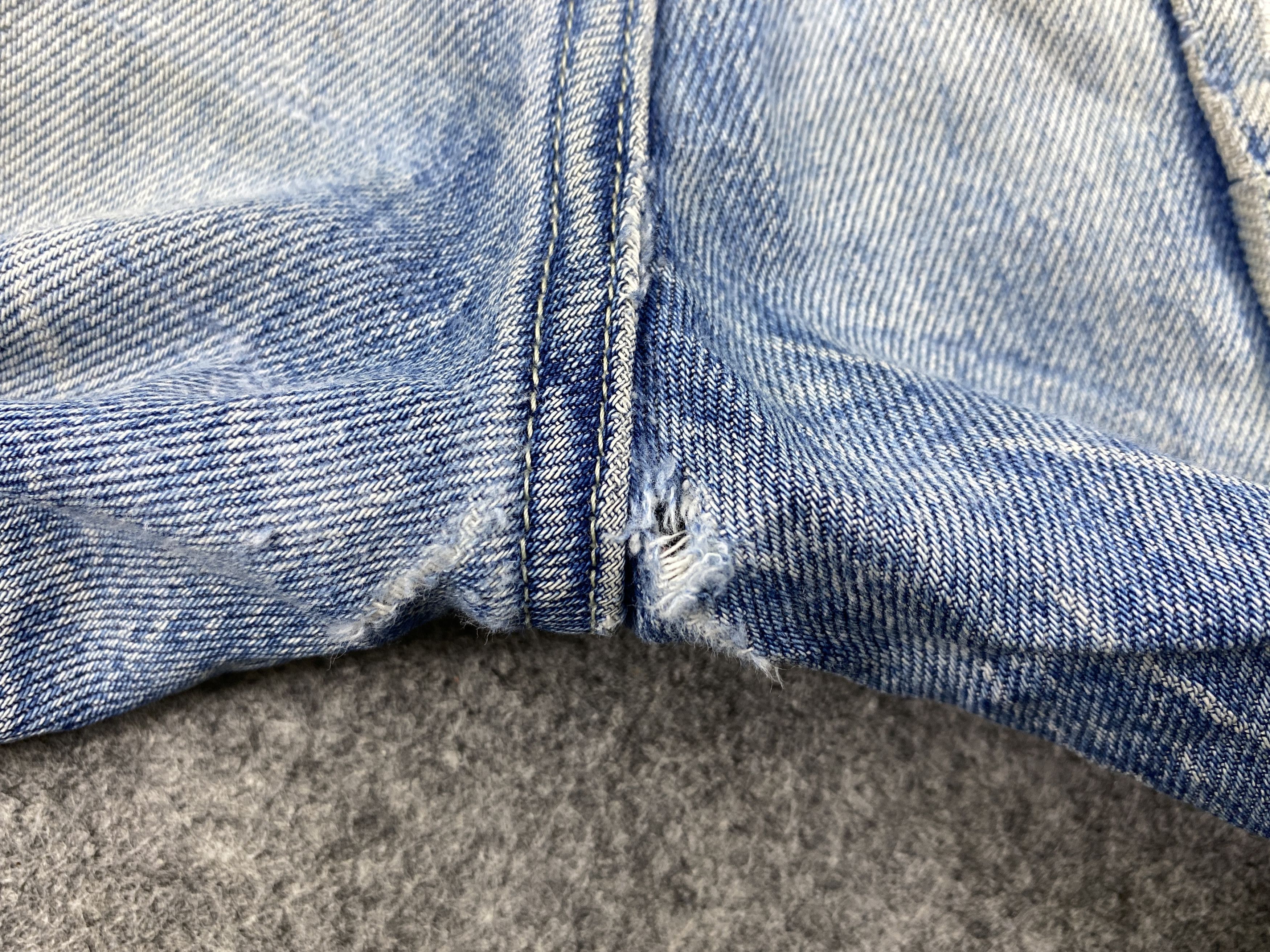 Japanese Brand Redline Light Wash G-Star Jeans 32x32.5 Denim -JN1339 Size US 32 / EU 48 - 12 Thumbnail