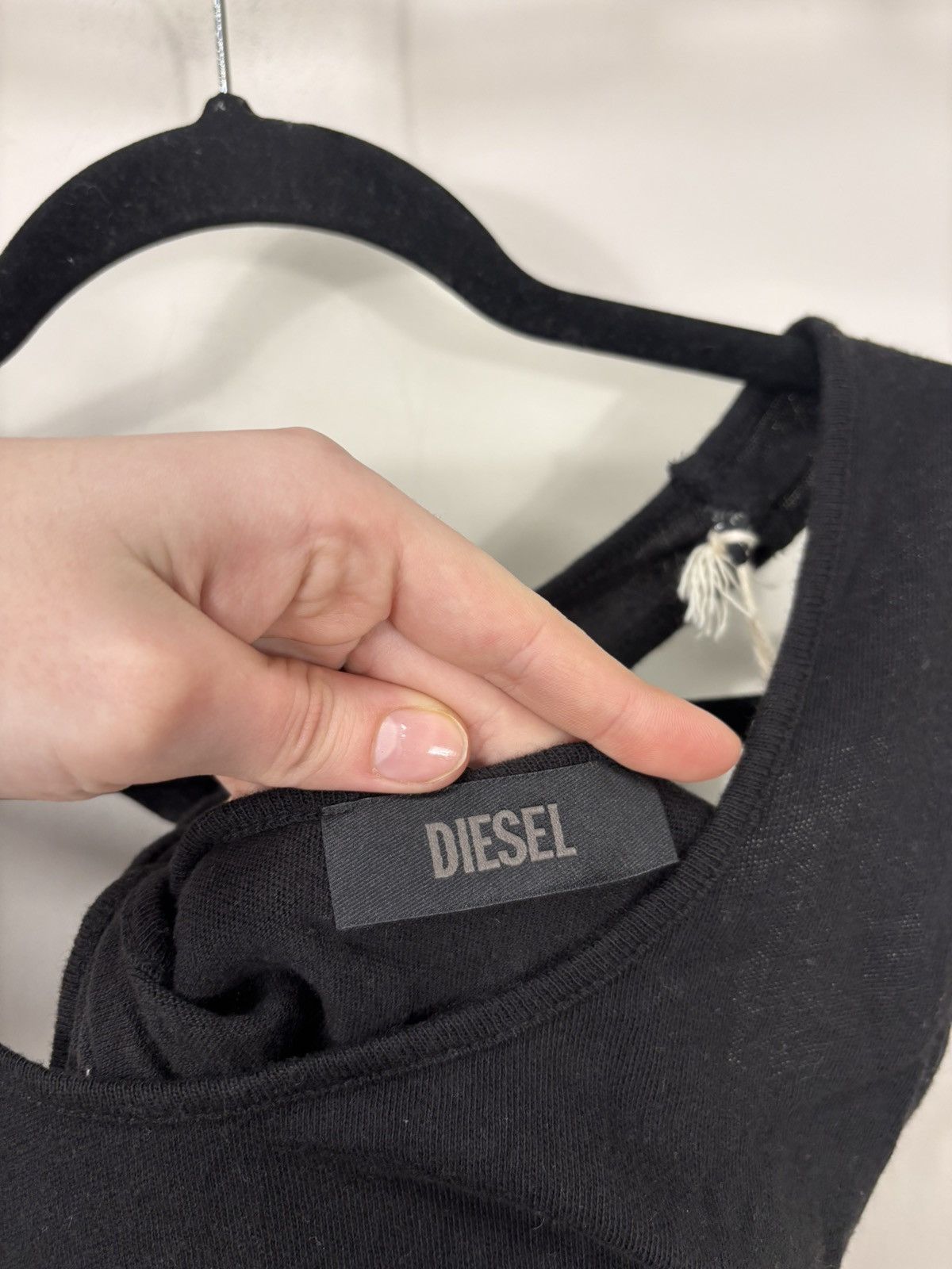 Diesel Diesel D-Amina NWT Women’s Black Sleeveless Open Mini Dress Size S / US 4 / IT 40 - 11 Thumbnail