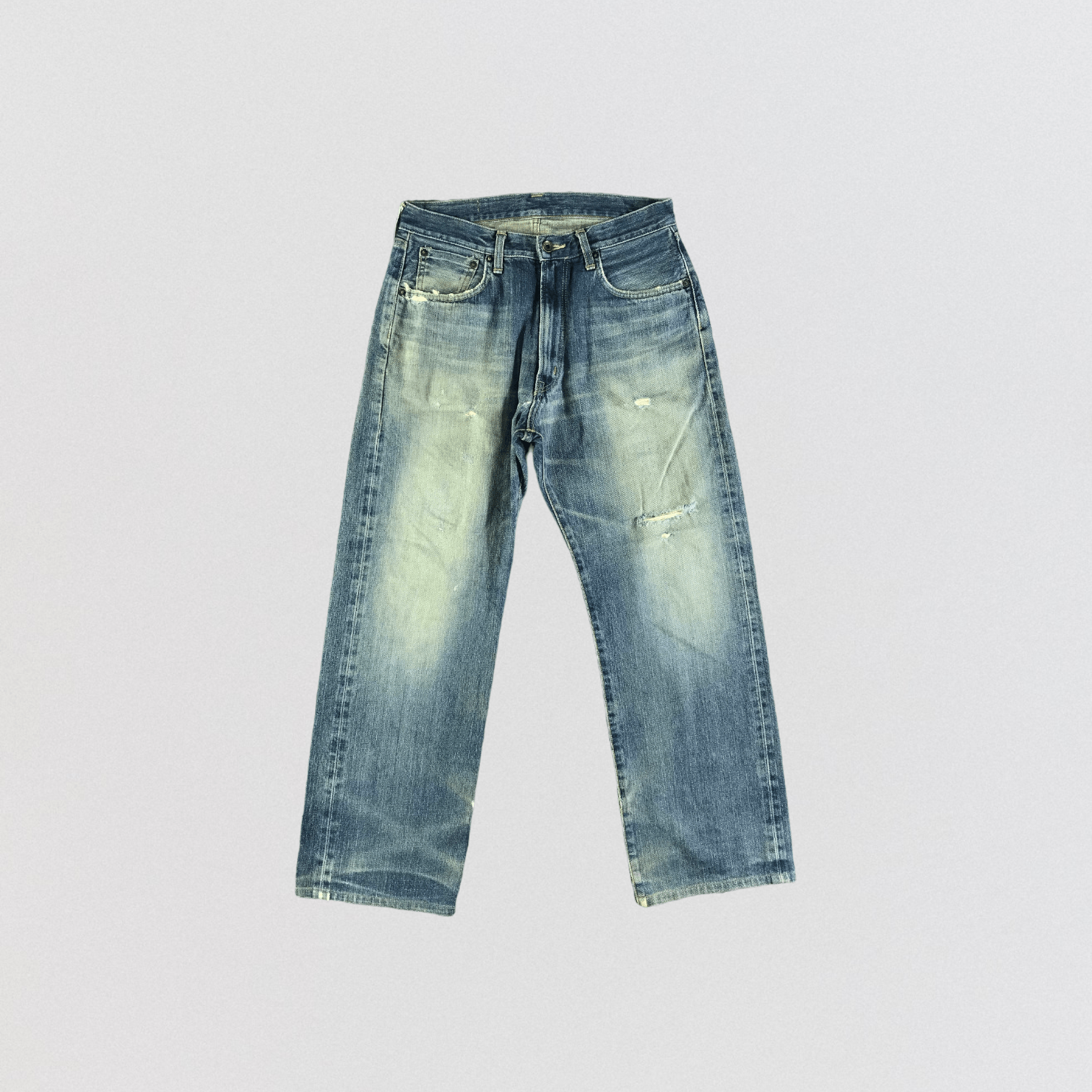 Edwin Vintage Blue Wash Edwin 505 Selvedge Jeans-JM3665 Size US 32 / EU 48 - 1 Thumbnail