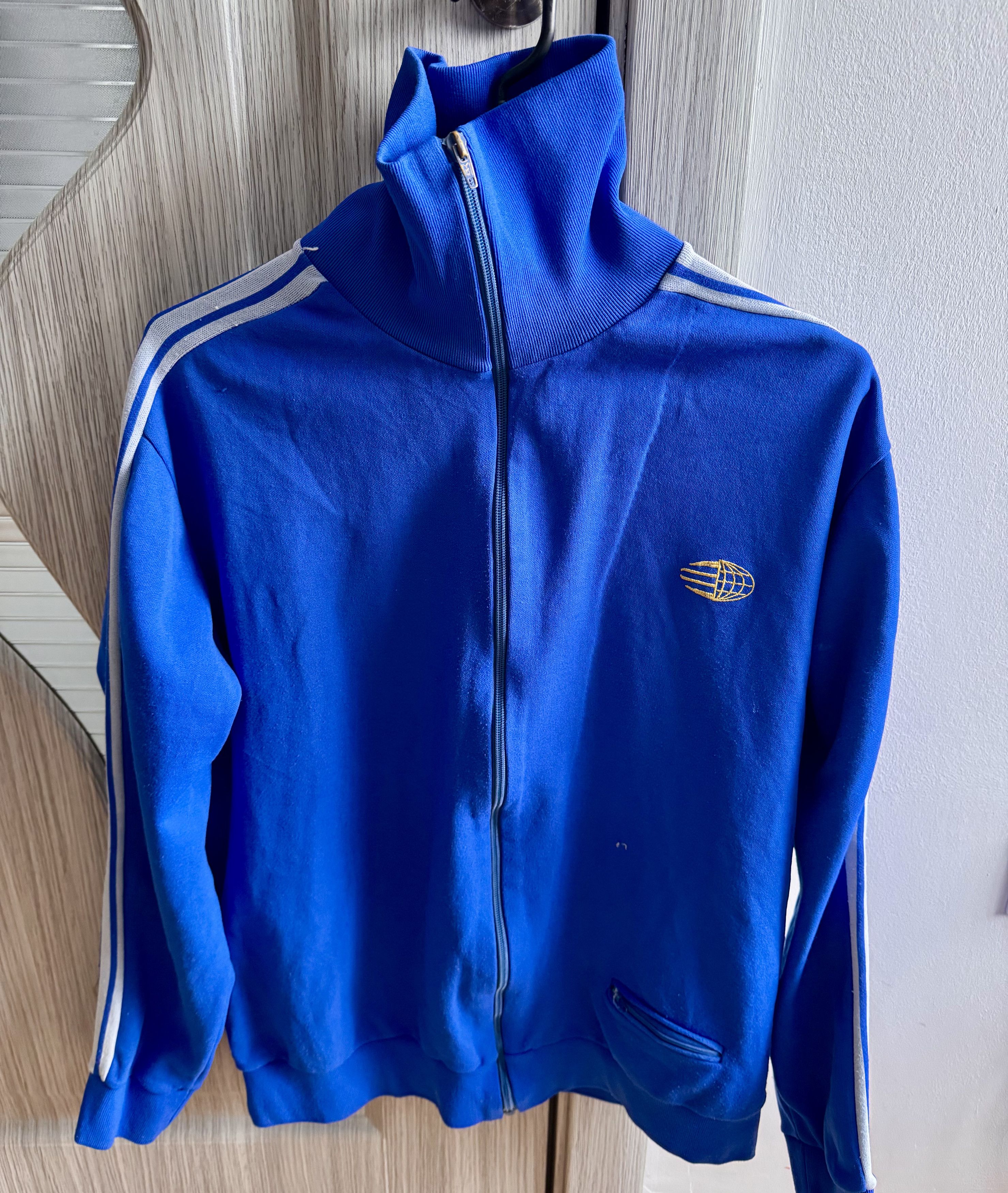 Adidas Rare Adidas Ventex Vintage Track Jacket,70s,Size L, France Size US L / EU 52-54 / 3 - 5 Thumbnail