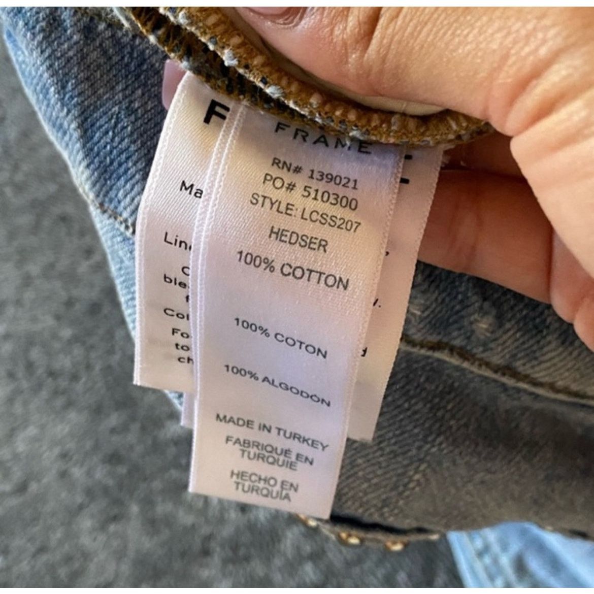 Frame $235 NEW WITH TAGS Frame- Los‎ Angeles Blue Shorts Size 27" / US 4 / IT 40 - 5 Thumbnail