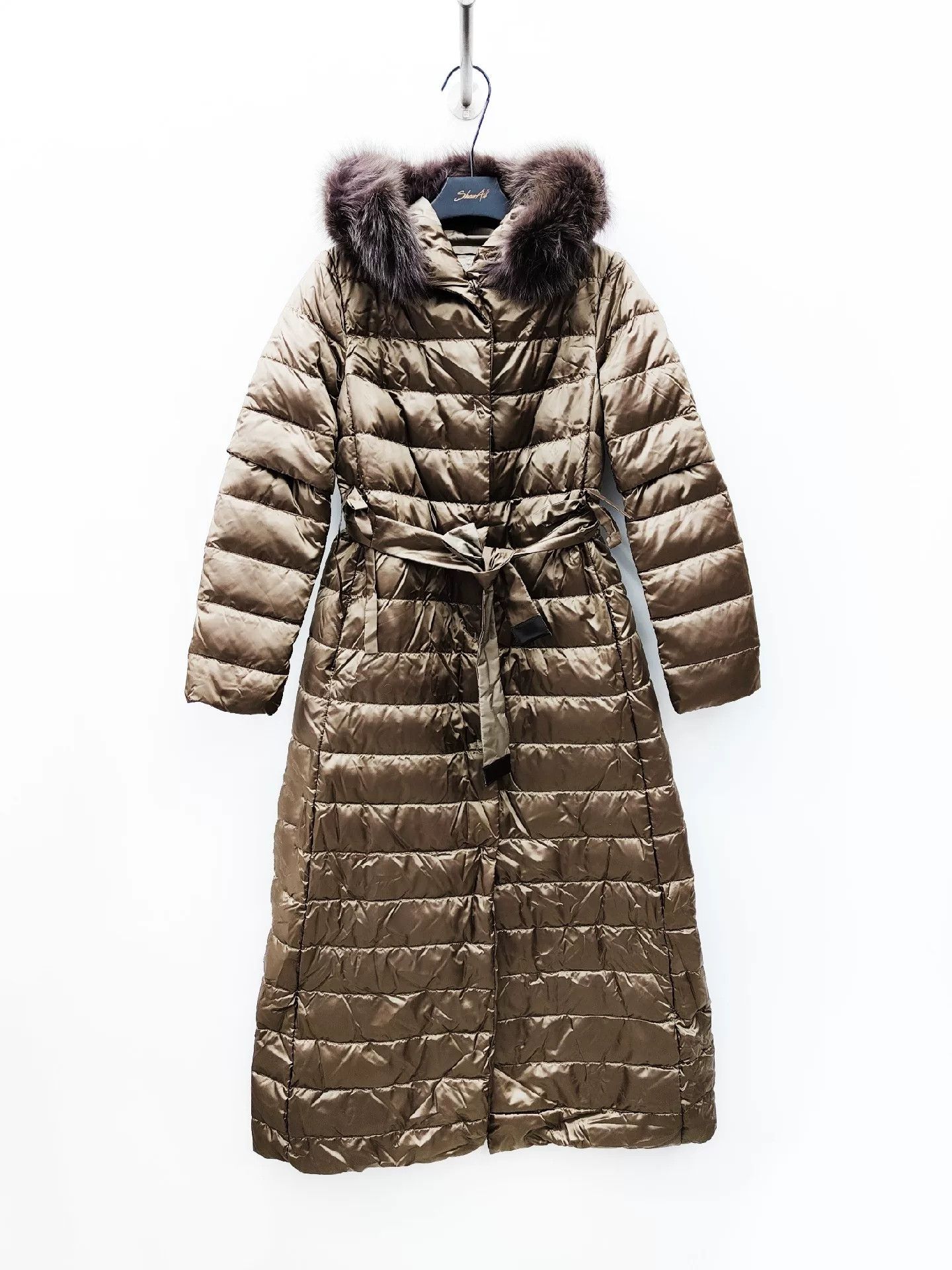 Max Mara maxmara long puffer coat with fox fur collar Size US S / EU 44-46 / 1 - 1 Thumbnail