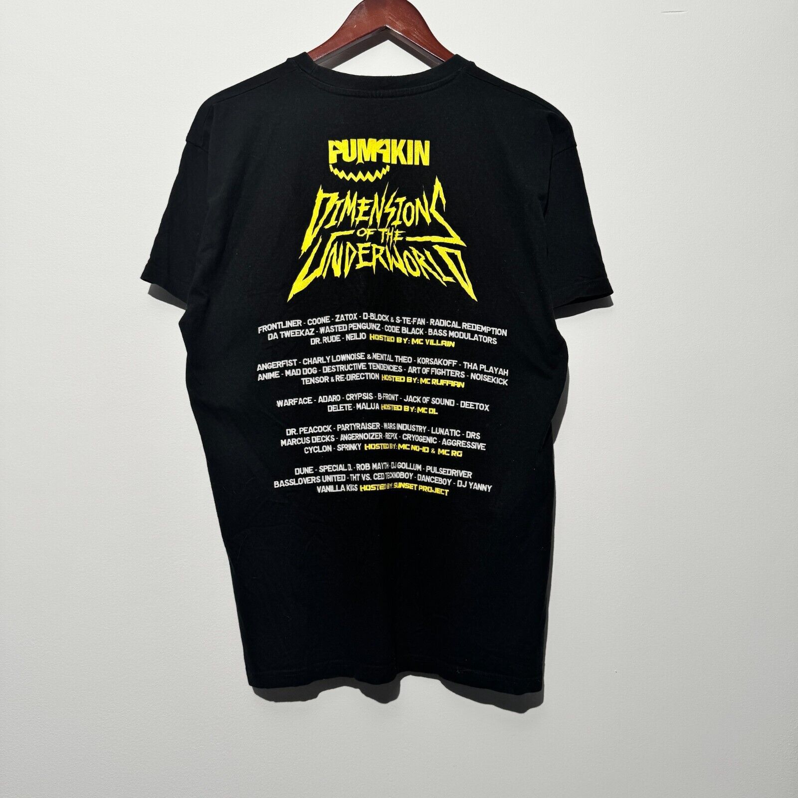 Vintage Vintage Unisex Black Cotton T-Shirt Size M Underworld Y2K Size US M / EU 48-50 / 2 - 6 Thumbnail