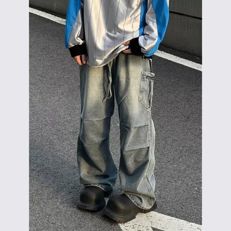 Japanese Brand × Jean Retro loose casual high street jeans Size US 32 / EU 48 - 4 Thumbnail