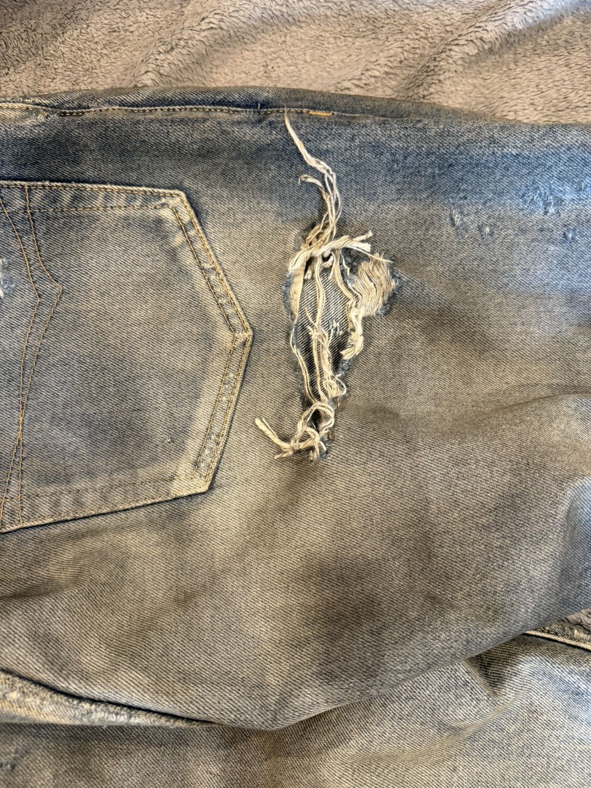Balenciaga Balenciaga oil spill denim pants Size US 33 - 16 Thumbnail