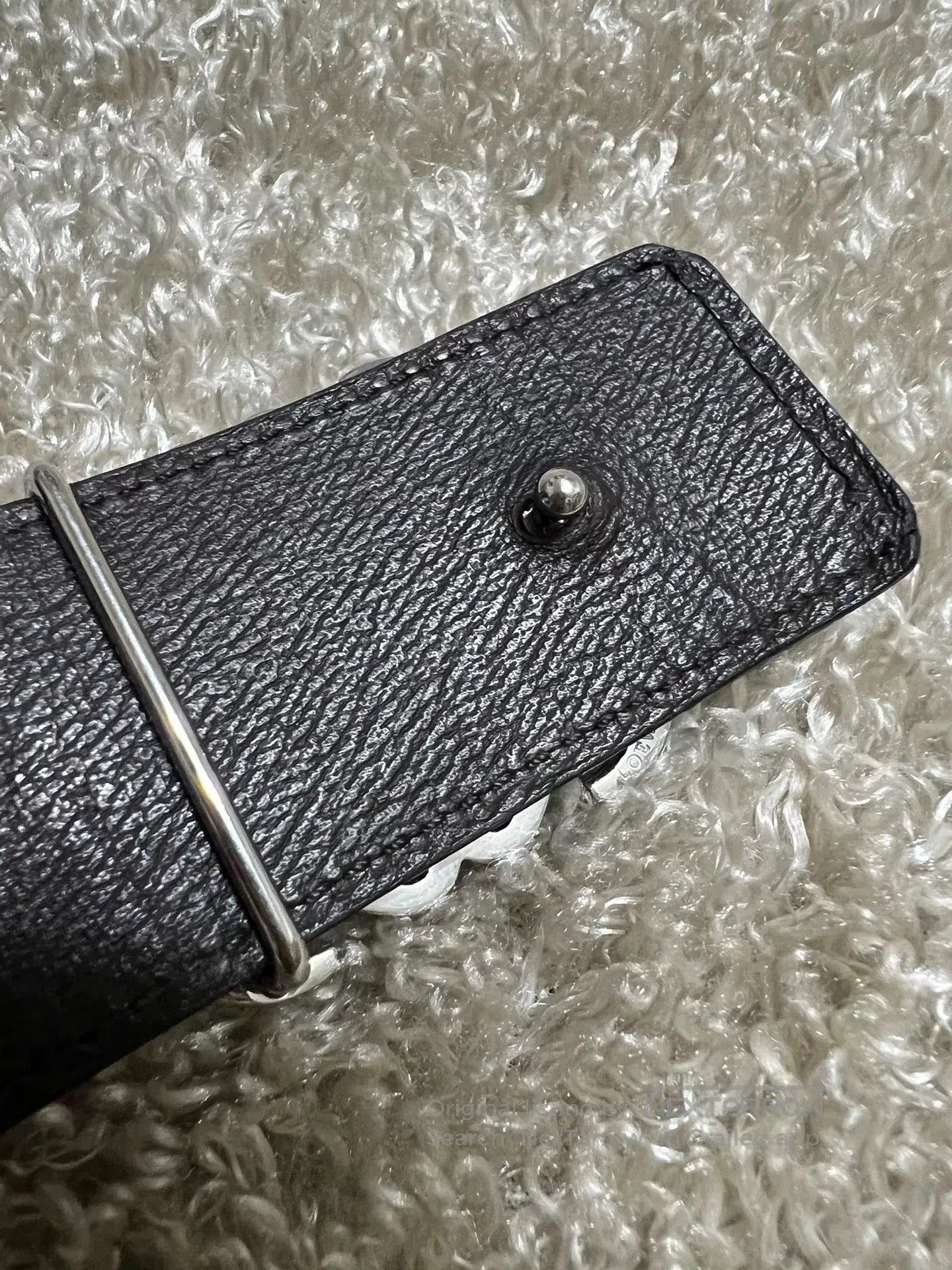 Loewe Loewe Men's Full Leather Belt. Size ONE SIZE - 3 Thumbnail