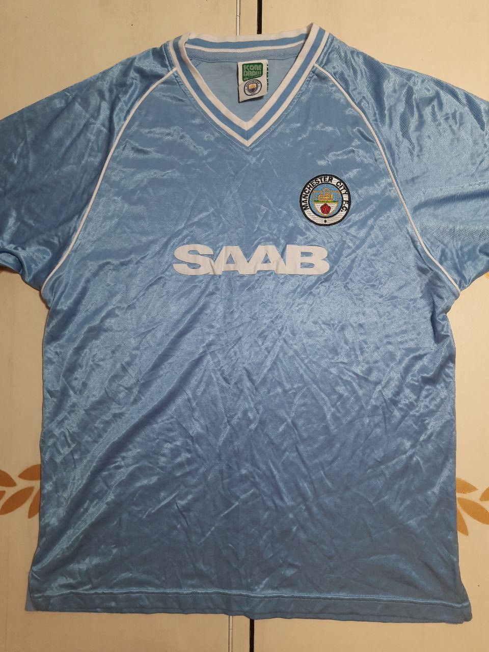 Other Score Draw Manchester City Jersey 1982-1983 Size US XL / EU 56 / 4 - 4 Thumbnail