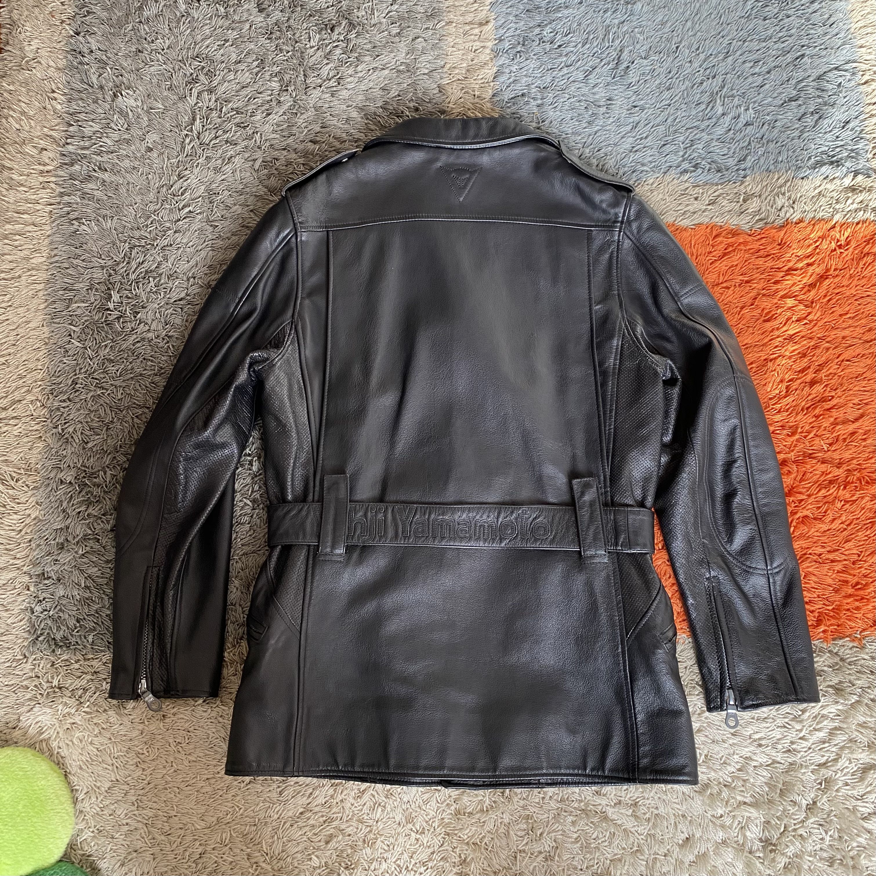 Yohji Yamamoto Yohji Yamamoto Dainese Leather Trench Coat Size US S / EU 44-46 / 1 - 5 Thumbnail