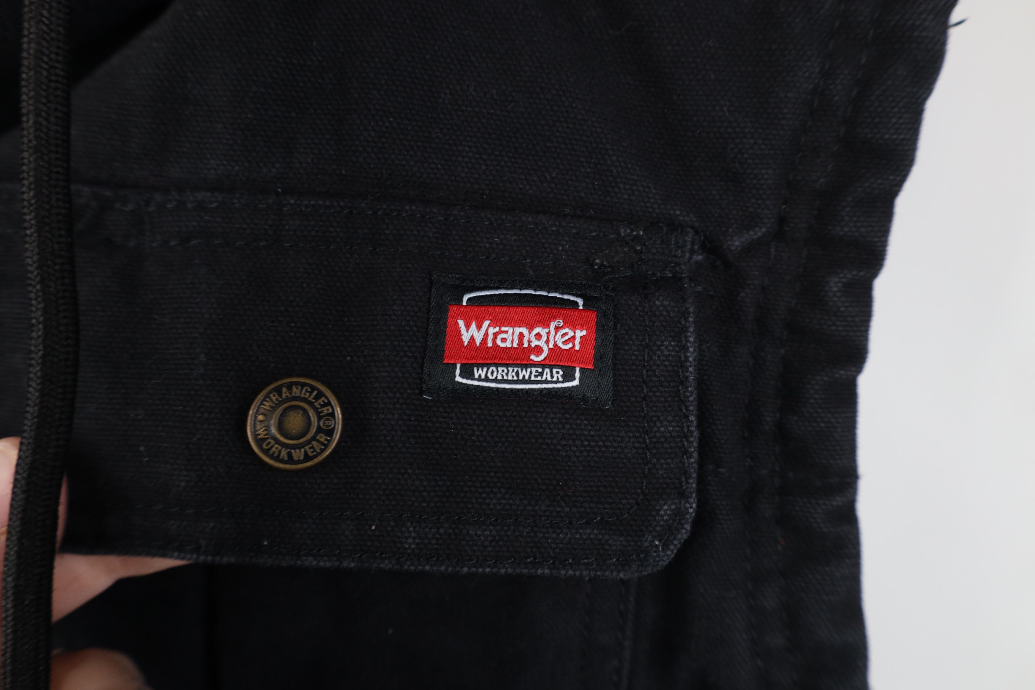 Wrangler Vintage Y2K Wrangler Sleeveless Hooded Canvas Vest Jacket Size US XL / EU 56 / 4 - 4 Thumbnail