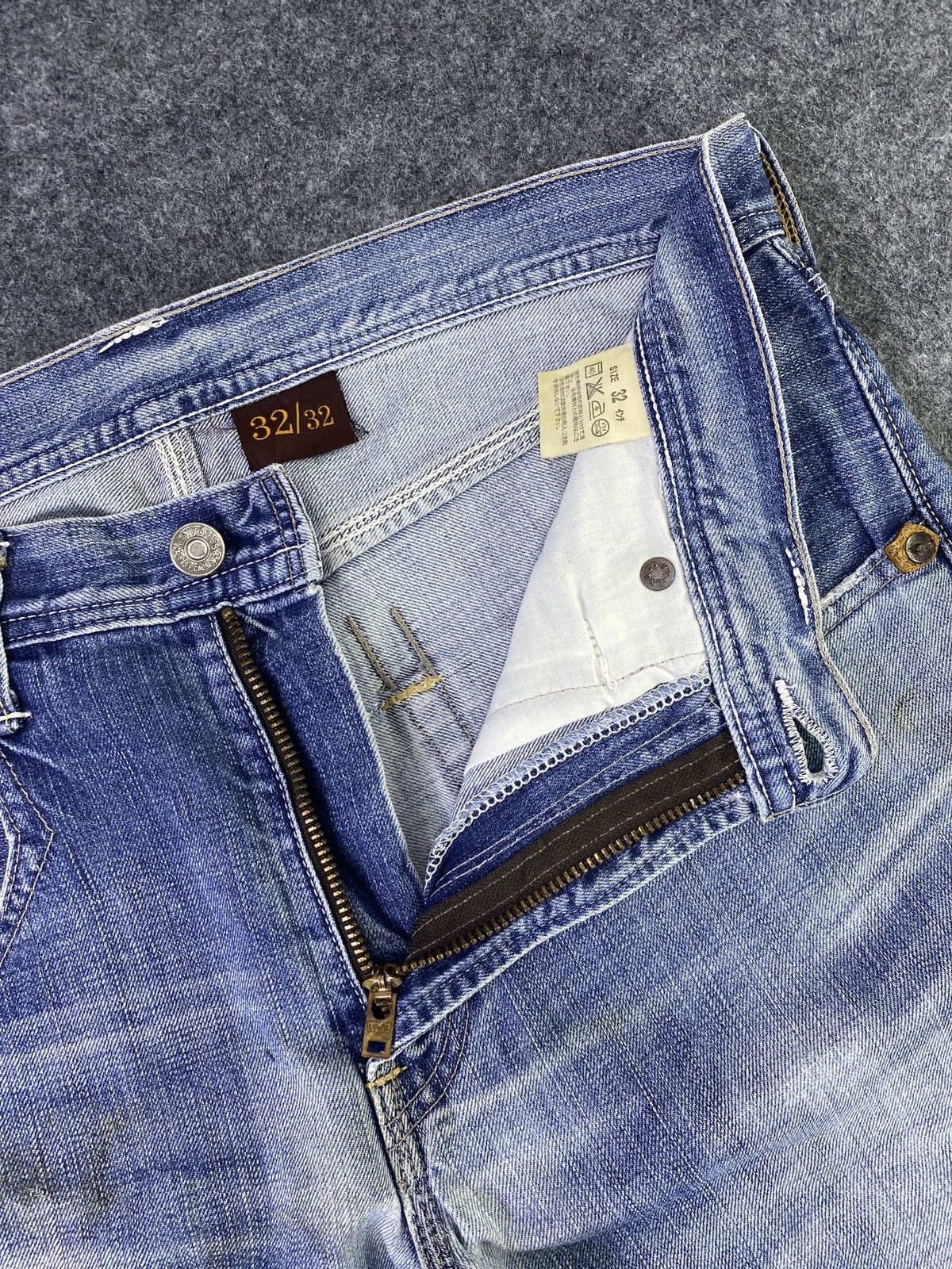 Jean × Levi's × Vintage Vintage Levis 502 Distresses Blue Wash Jeans - J882 Size US 32 / EU 48 - 5 Thumbnail