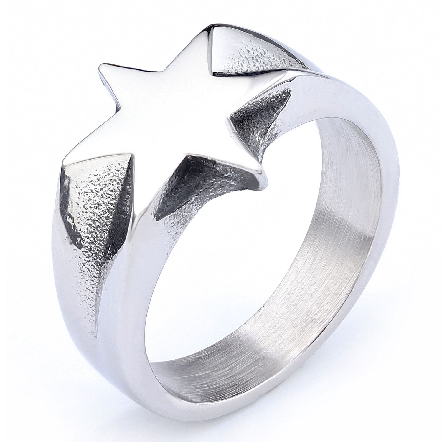 Jewelry Star Matchless Jewelry Rings Open Chrome Ring (Size 7-13) Size ONE SIZE - 6 Thumbnail