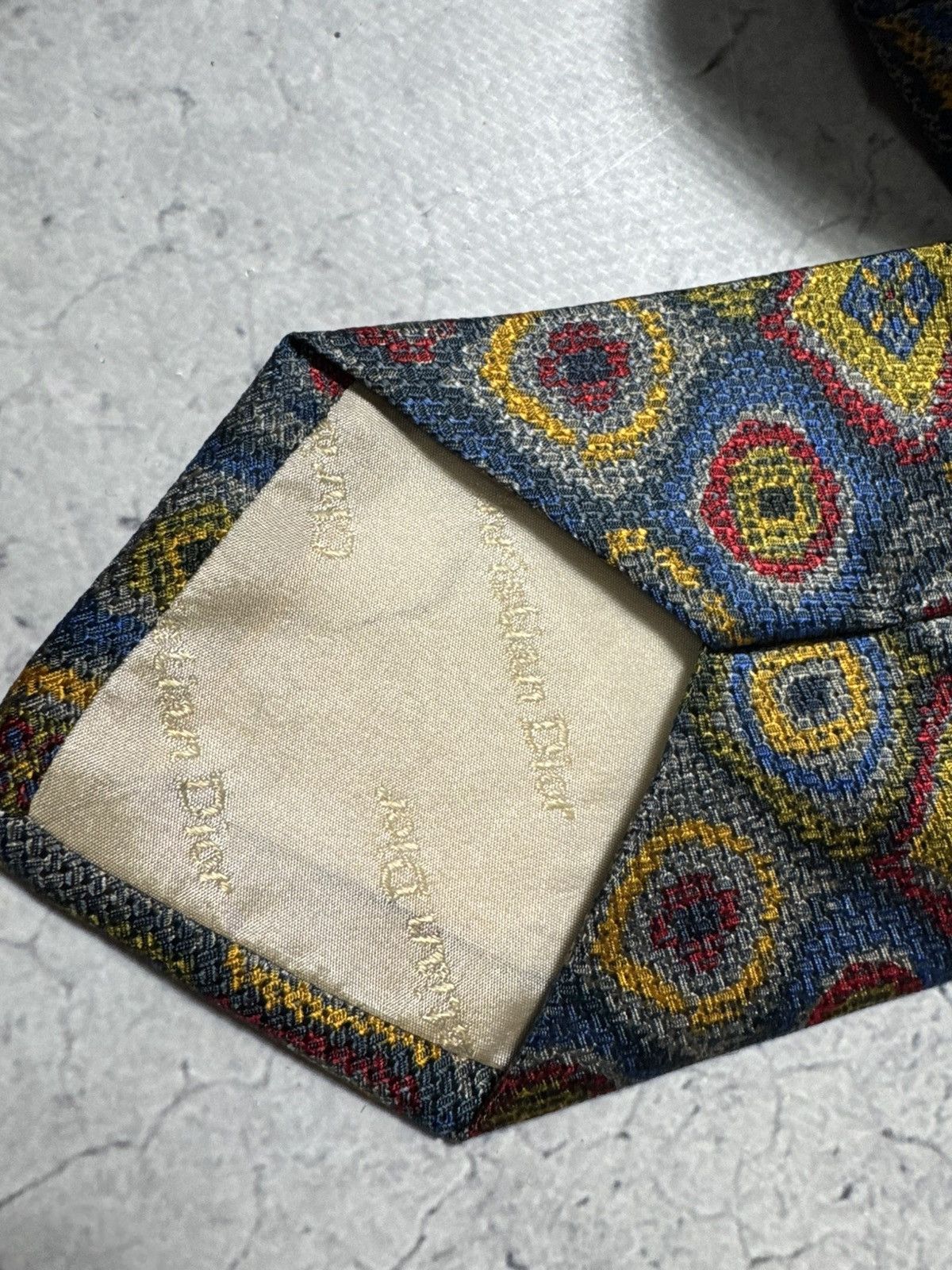 Christian Dior Monsieur Christian Dior Monsieur Luxury Silk Tie Size ONE SIZE - 6 Thumbnail