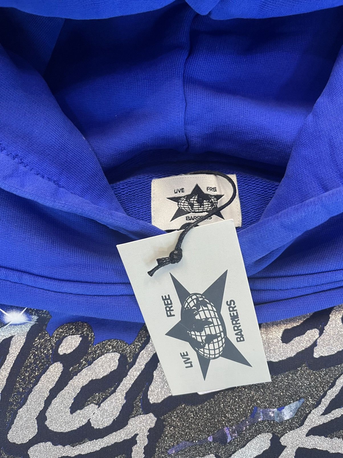 Barriers New Barriers Michael Jackson Hoodie Blue Sz. Medium Size US M / EU 48-50 / 2 - 2 Thumbnail