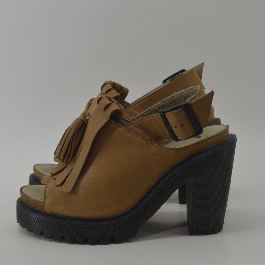 Dr. Martens Dr. Martens Size 6 Seraphina Kiltie Slingback Platform Brown Size US 6 / IT 36 - 12 Thumbnail