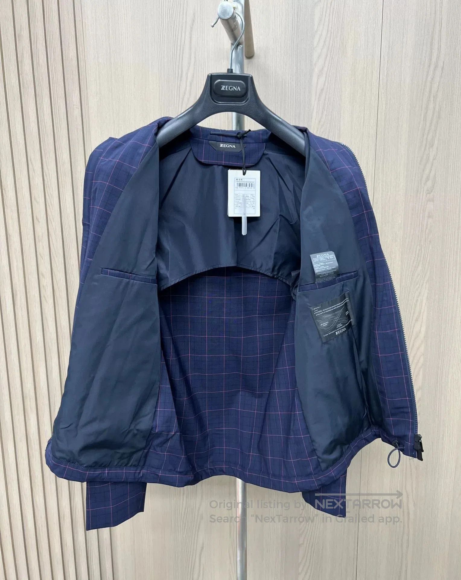 Ermenegildo Zegna Zegna Wool Plaid Jacket. Size US S / EU 44-46 / 1 - 3 Thumbnail