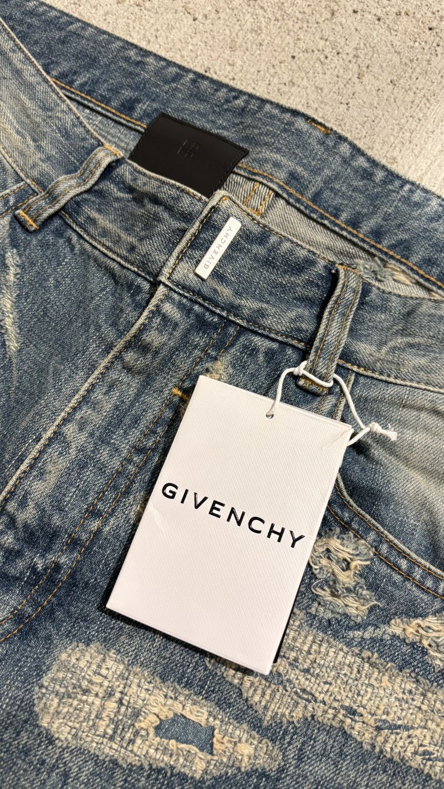 Givenchy Givenchy Moleskin Boro Denim Size US 33 - 7 Thumbnail