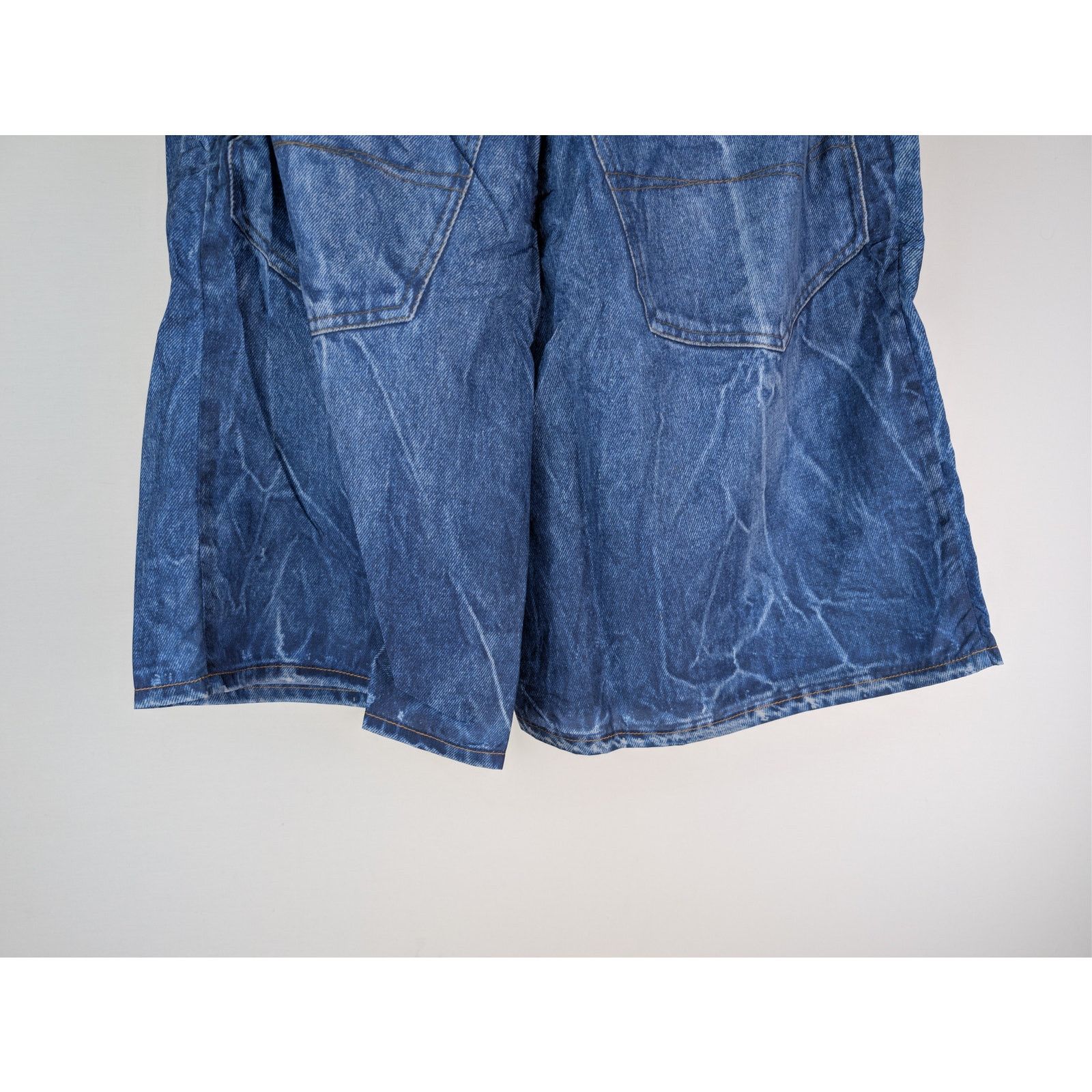Balenciaga o1rshd1 Trompe L'oeil Swim short in blue Size US 30 / EU 46 - 12 Thumbnail