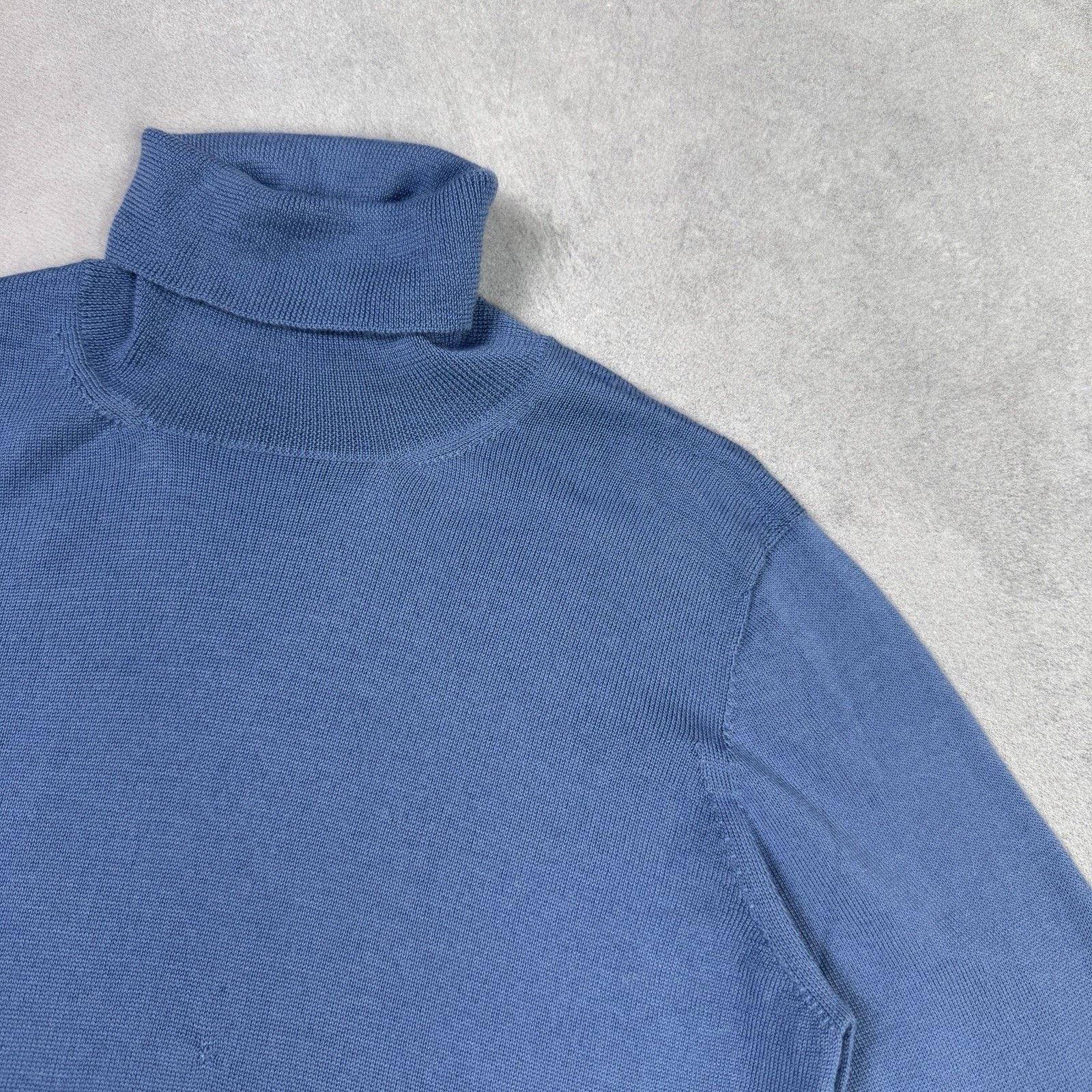 Gran Sasso Gran Sasso Women Turtleneck Sweater Blue Size 42 Size M / US 6-8 / IT 42-44 - 14 Thumbnail