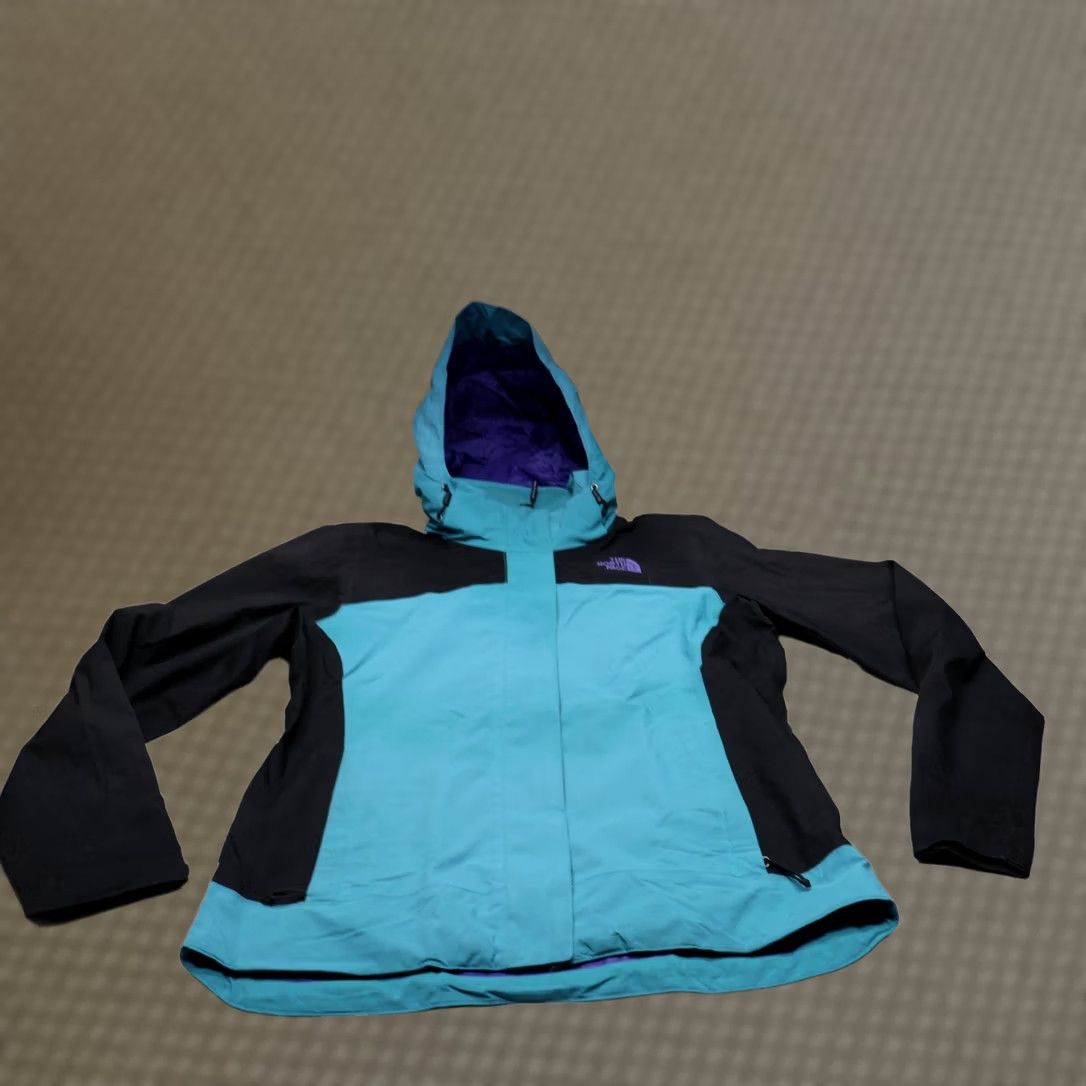 The North Face VINTAGE North Face Jacket Womens Medium Blue Full Zip Ski Outdoor 3in1 Shell Size M / US 6-8 / IT 42-44 - 1 Thumbnail