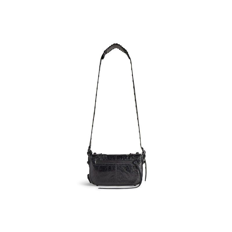 Balenciaga o1mt1gz0425 Size: OS / Le Cagole XS Flap Bag in Black Size ONE SIZE - 6 Thumbnail
