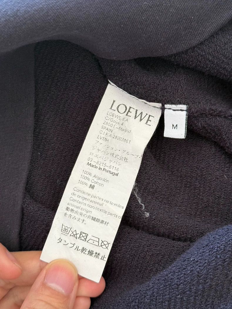 Loewe Loewe Dark blue classic retro hoodie sweater Size US M / EU 48-50 / 2 - 4 Thumbnail
