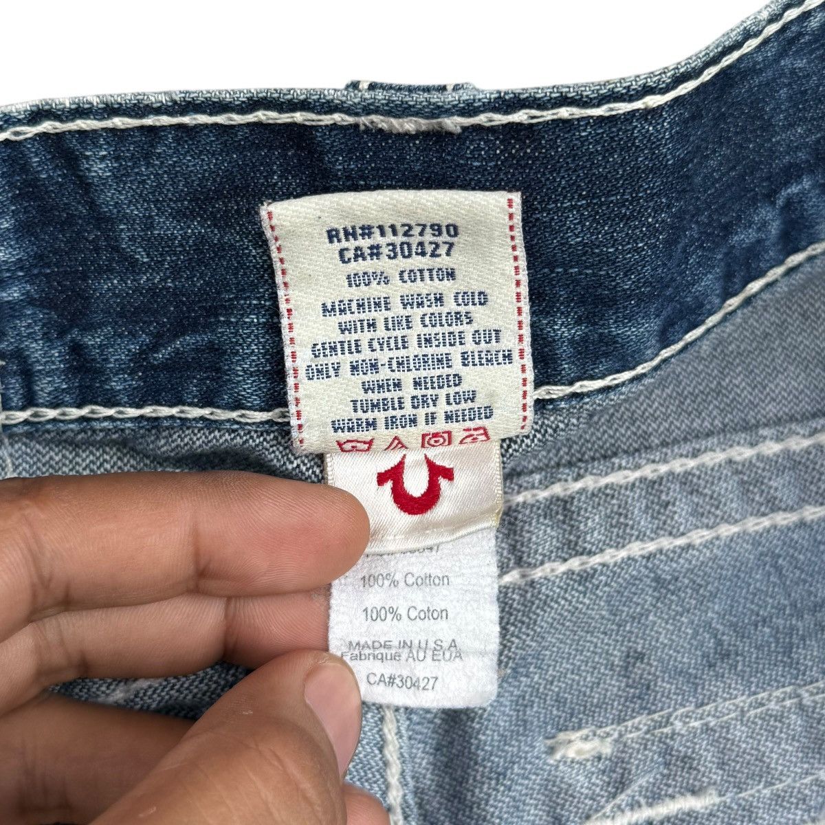 Grailed × True Religion True Religion Billy Big T Short Jeans Size US 34 / EU 50 - 8 Thumbnail