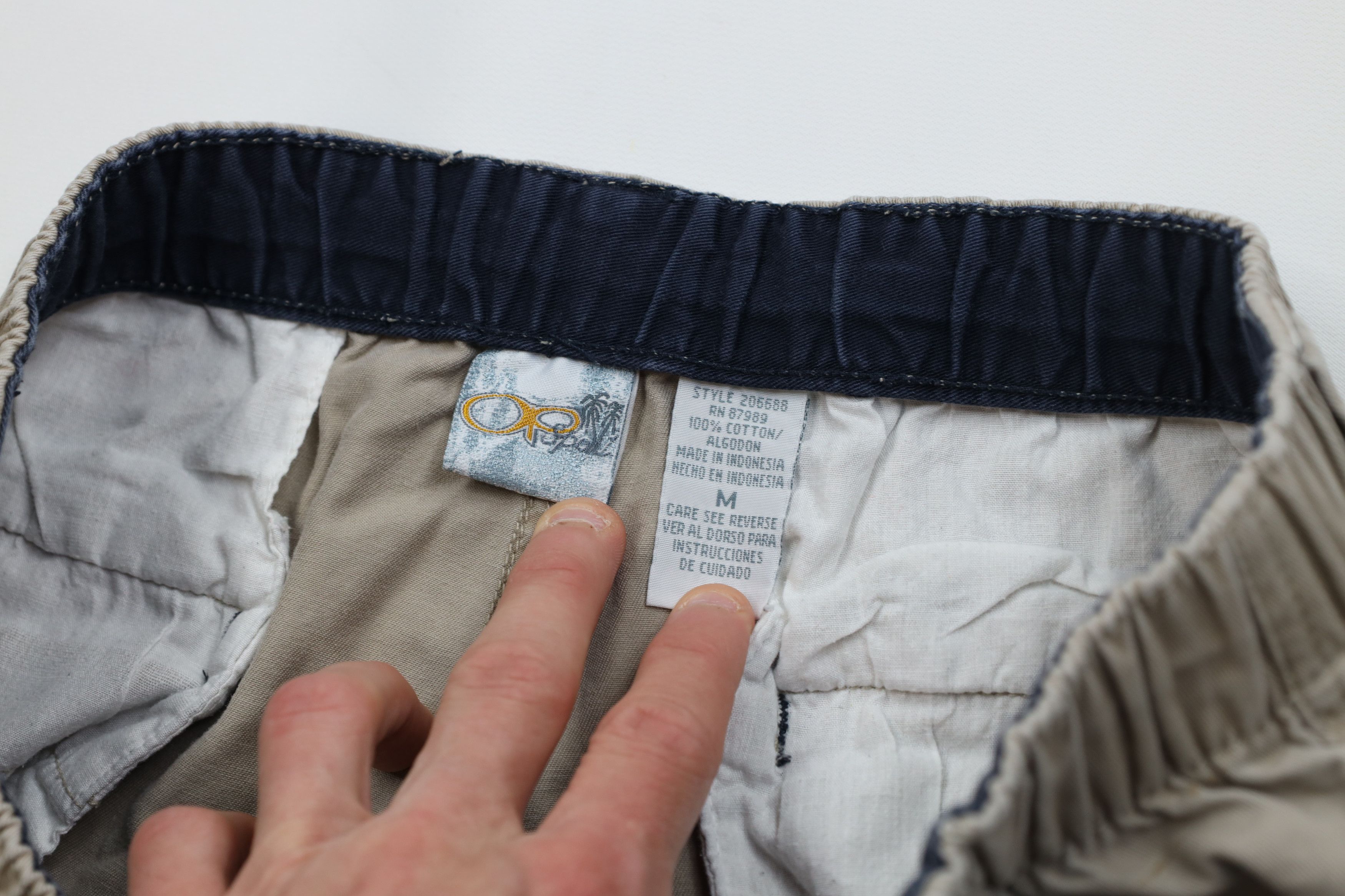 Ocean Pacific Vintage 90s Y2K Ocean Pacific OP Surfing Knee Cargo Shorts Size US 32 / EU 48 - 8 Thumbnail