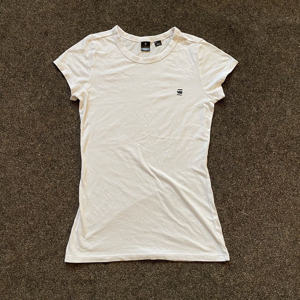 Vintage Vintage 90s G-Star Raw Faded Logo Tee Streetwear Slim XS Size XS / US 0-2 / IT 36-38 - 1 Thumbnail