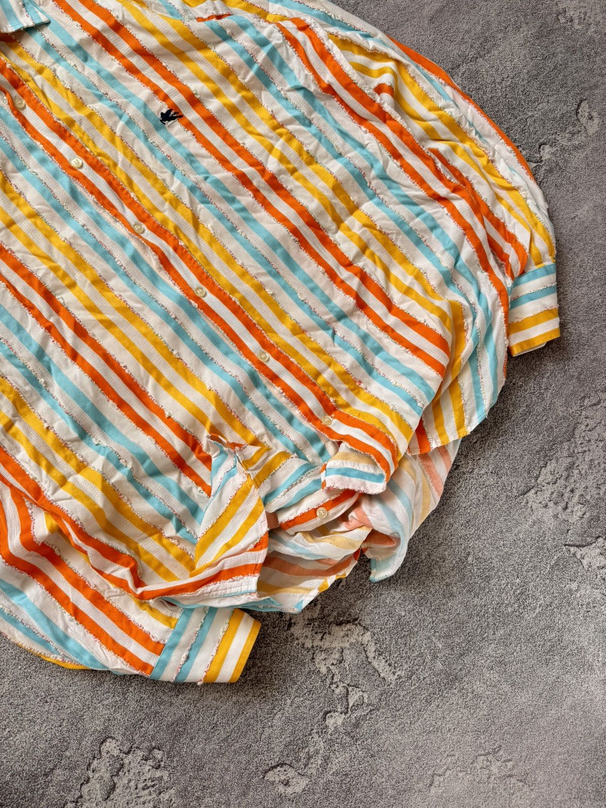 Etro × Vintage ETRO L striped multicolour shirt button up dress long sleeve Size US L / EU 52-54 / 3 - 3 Thumbnail