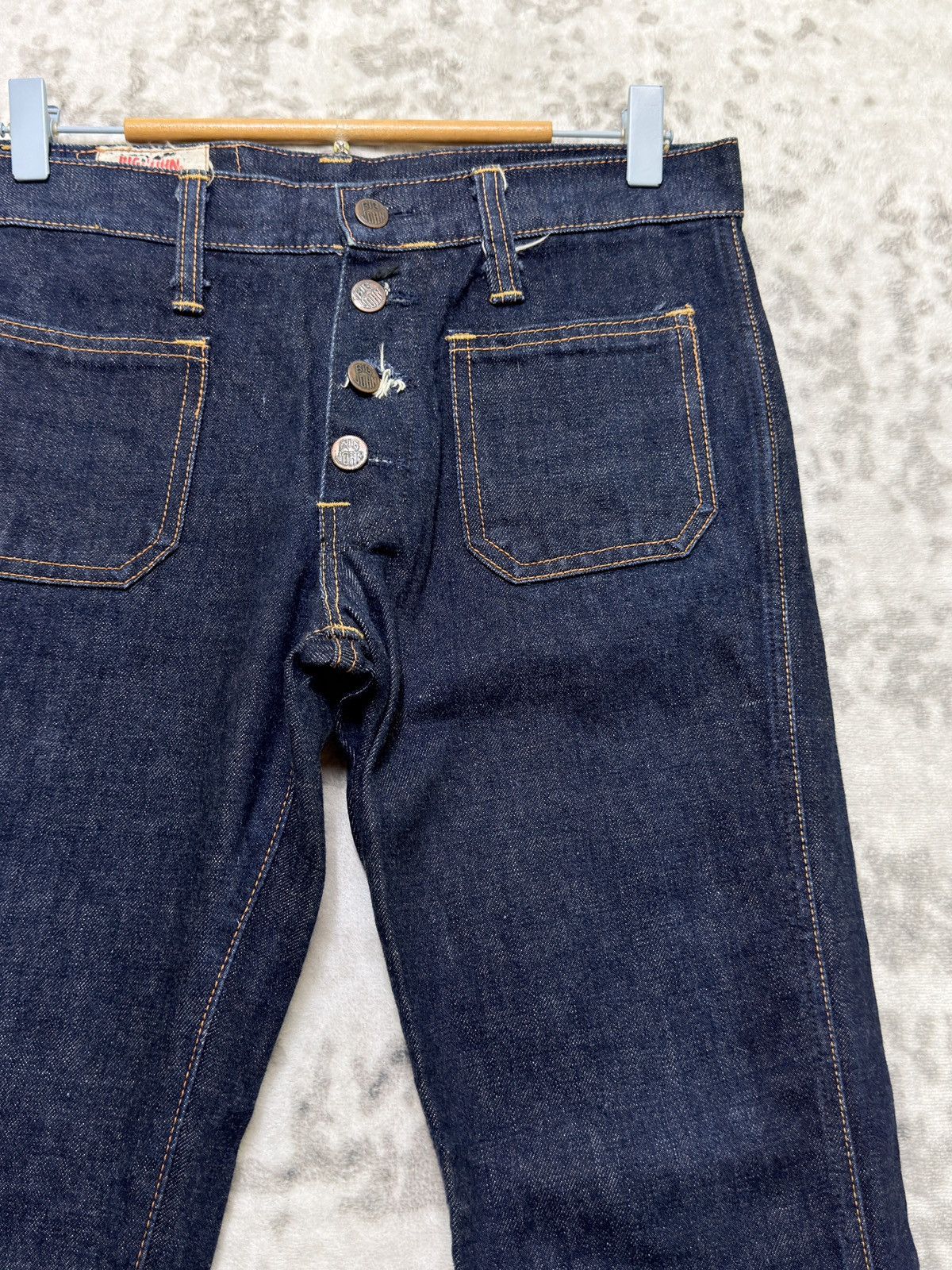 Big John Vintage Big John Bell Bottom Flare Patch Bush Pant Denim Size US 29 - 5 Thumbnail