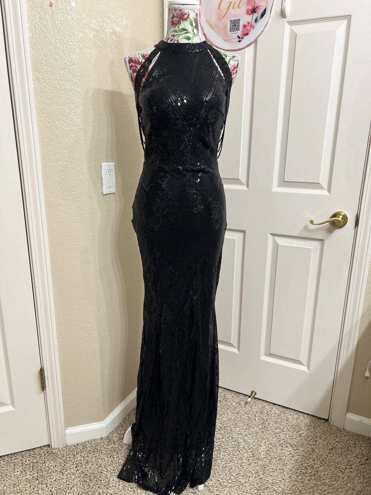 Other Mis Ord black prom sequin dress size M Size M / US 6-8 / IT 42-44 - 2 Thumbnail