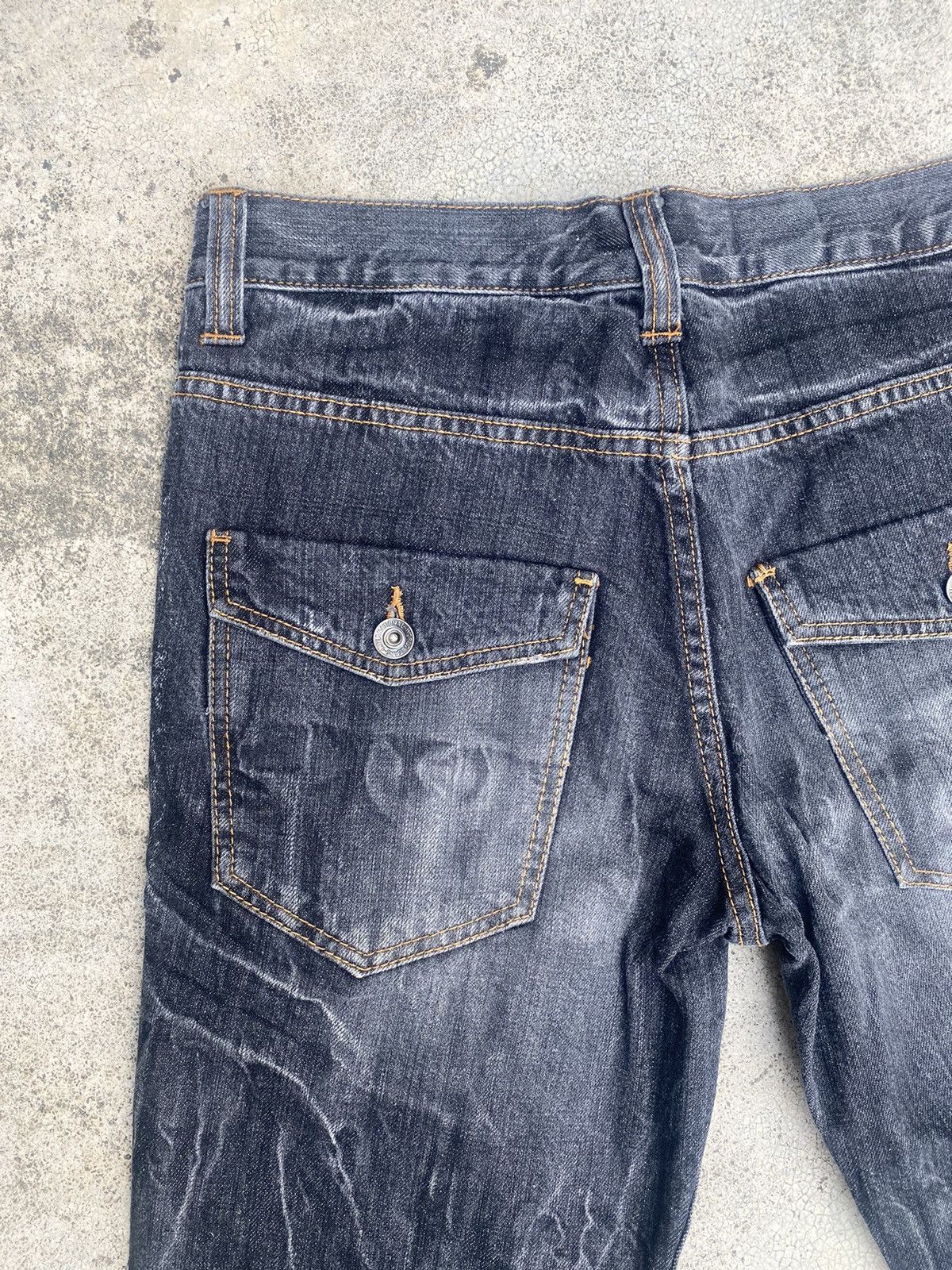 If Six Was Nine × Japanese Brand Flare Jeans Antful Distressed Clawmark Splash Size US 30 / EU 46 - 20 Thumbnail
