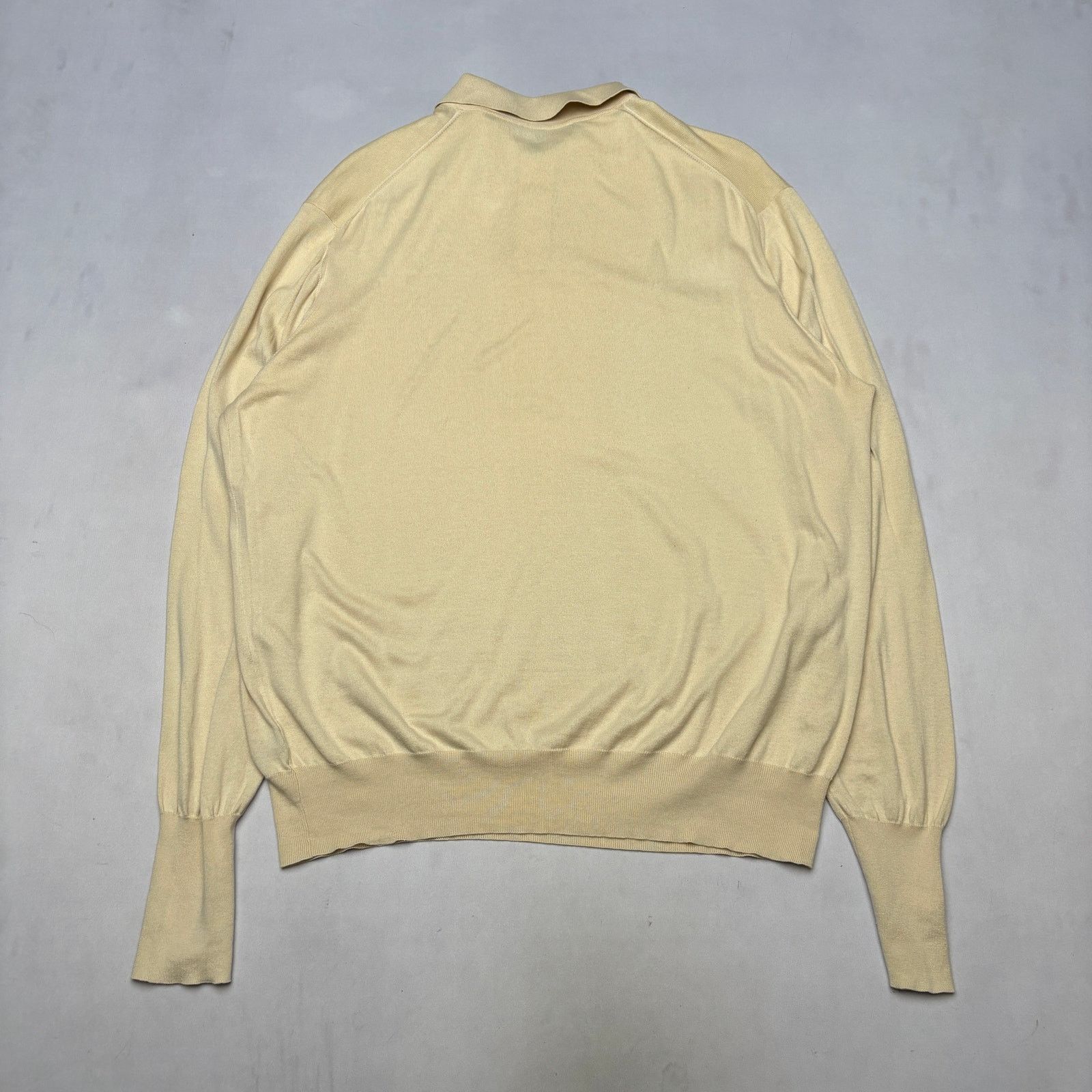 Loro Piana Loro Piana Long Sleeve Polo Shirt Cotton Sweater Men's 56 Size US XXL / EU 58 / 5 - 3 Thumbnail