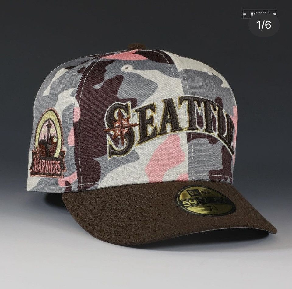 image of Myfitteds Seattle Mariners Pink Camo 30Th Anniversary Pat, Men's
