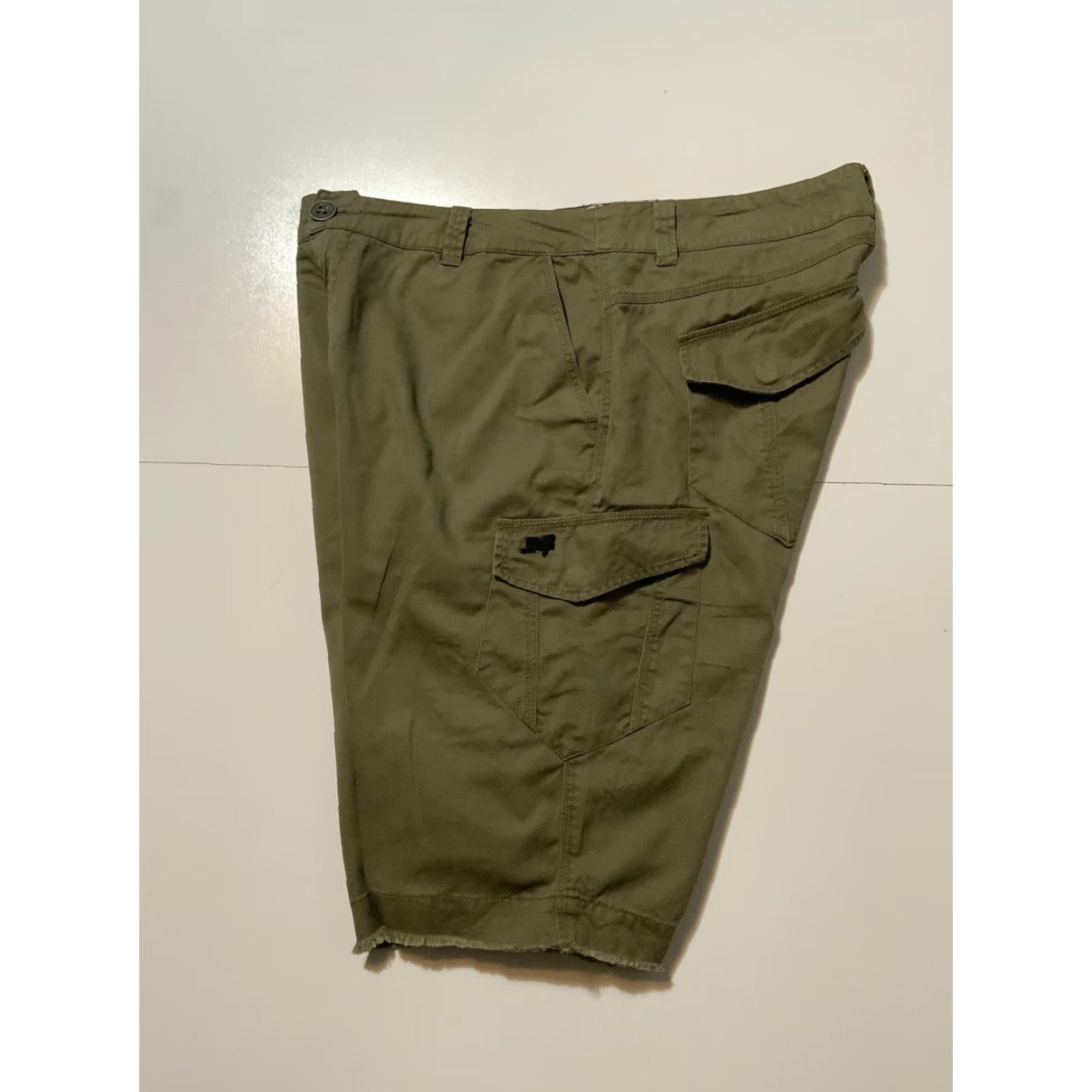 Olive VINTAGE Lost Enterprises Olive Green Cargo Utility Skate Shorts Sz. 32 Mens Size US 32 / EU 48 - 2 Thumbnail
