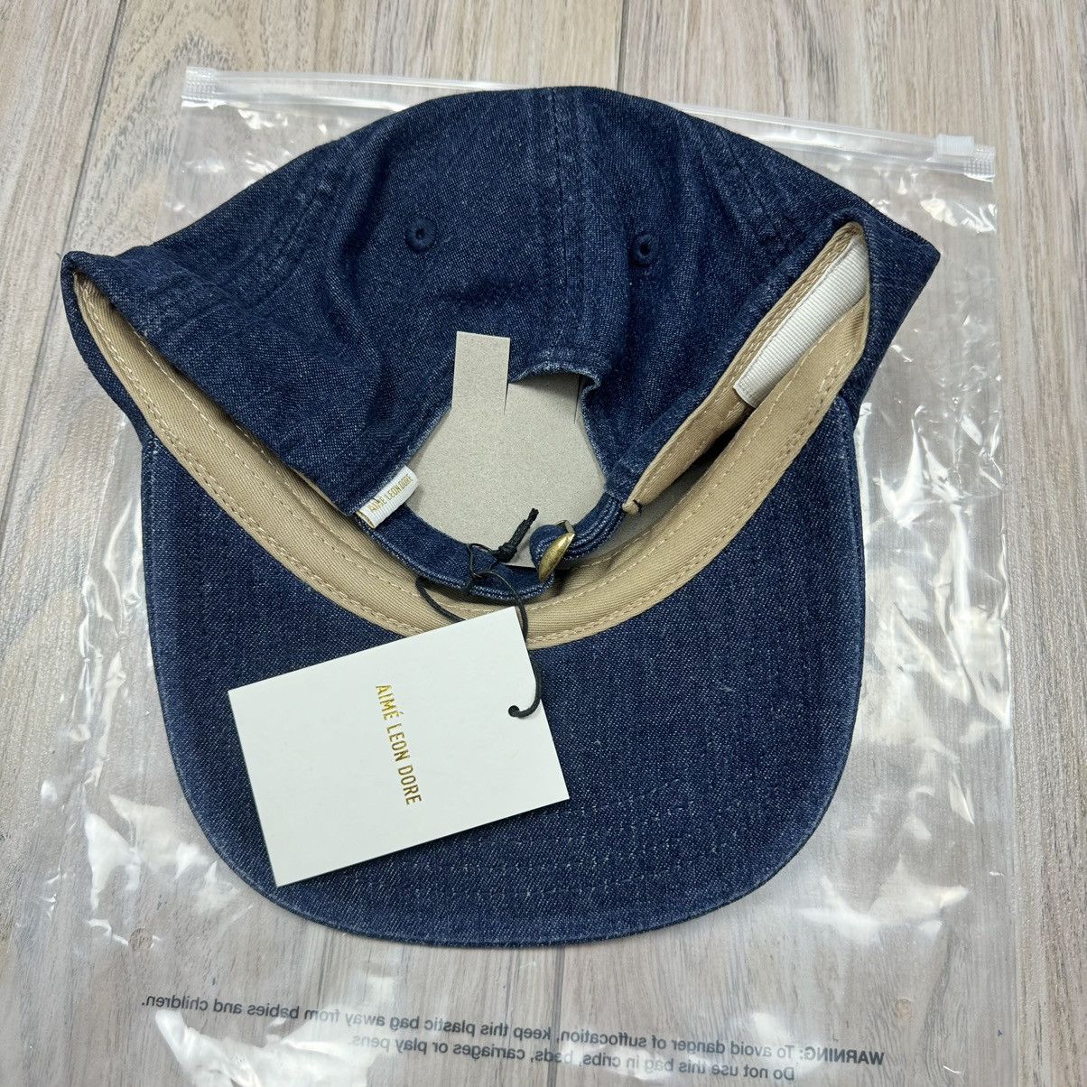 Aime Leon Dore Aimé Leon Dore ALD Core Denim Dark Blue Wash Hat DS Size ONE SIZE - 8 Thumbnail