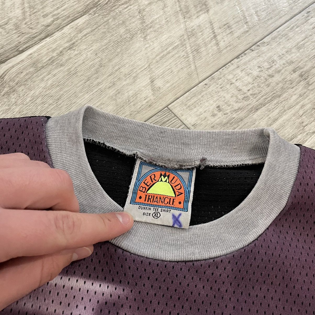 Pro Player × Vintage 90s RARE SINGLE STITCH Nuggets NBA dunkin jersey shirt tee Size US XL / EU 56 / 4 - 6 Thumbnail