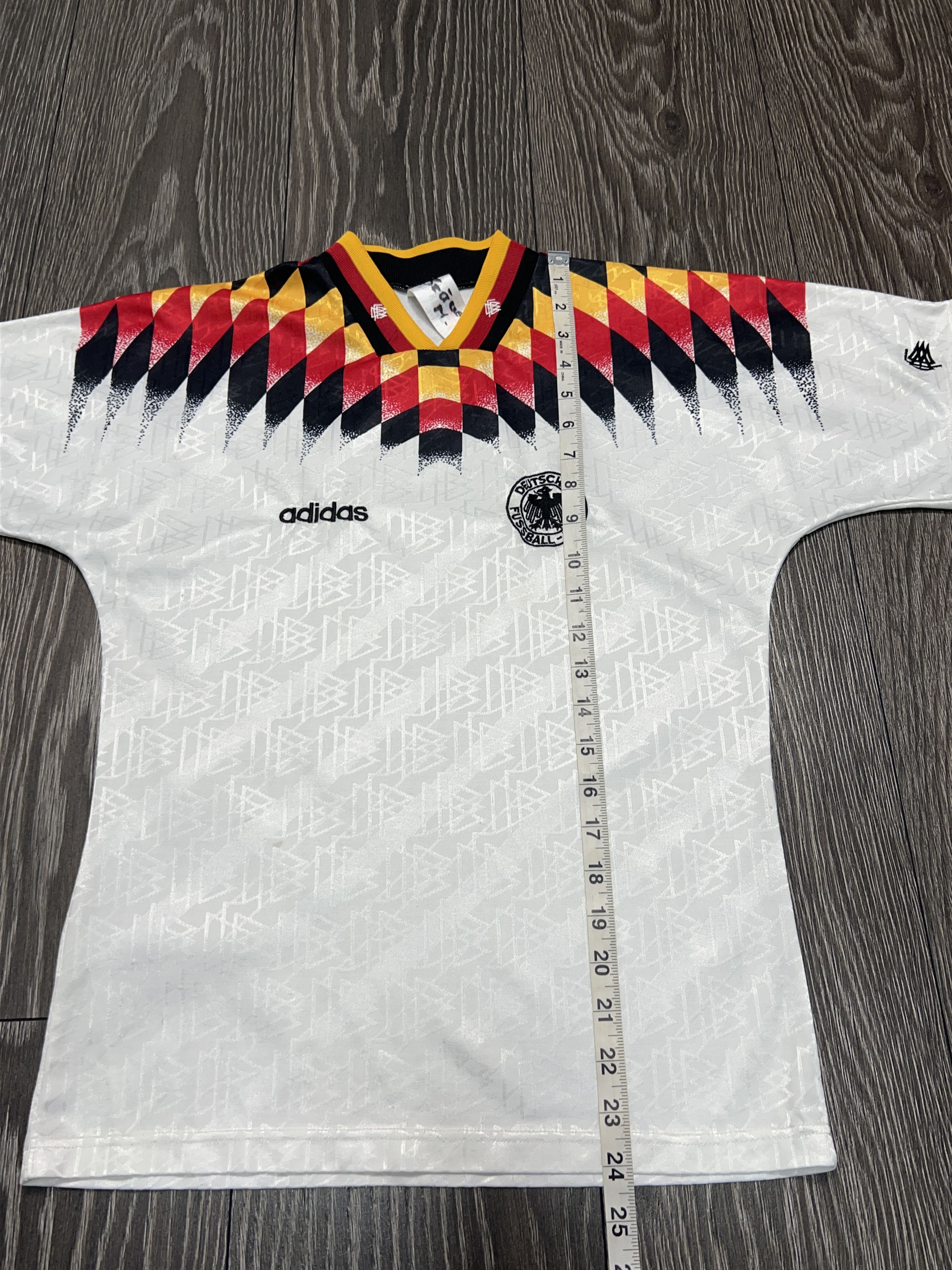 Adidas Vintage Germany 1994 1995 Home Football Soccer Jersey Shirt Size US XS / EU 42 / 0 - 8 Thumbnail