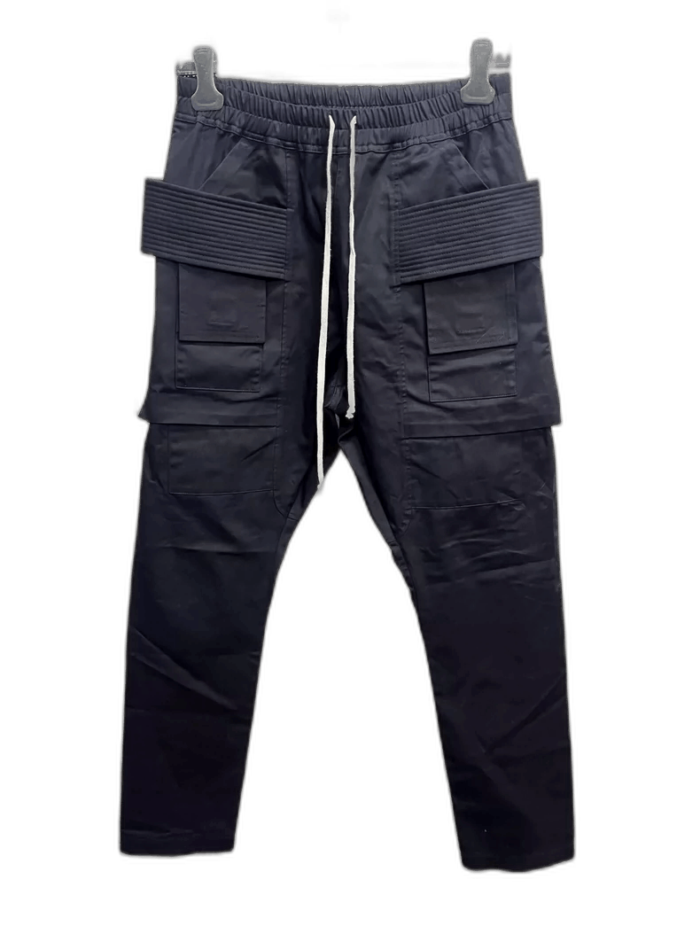 Rick Owens rick owens double-ring cargo pants black-2508 Size US 30 / EU 46 - 1 Thumbnail