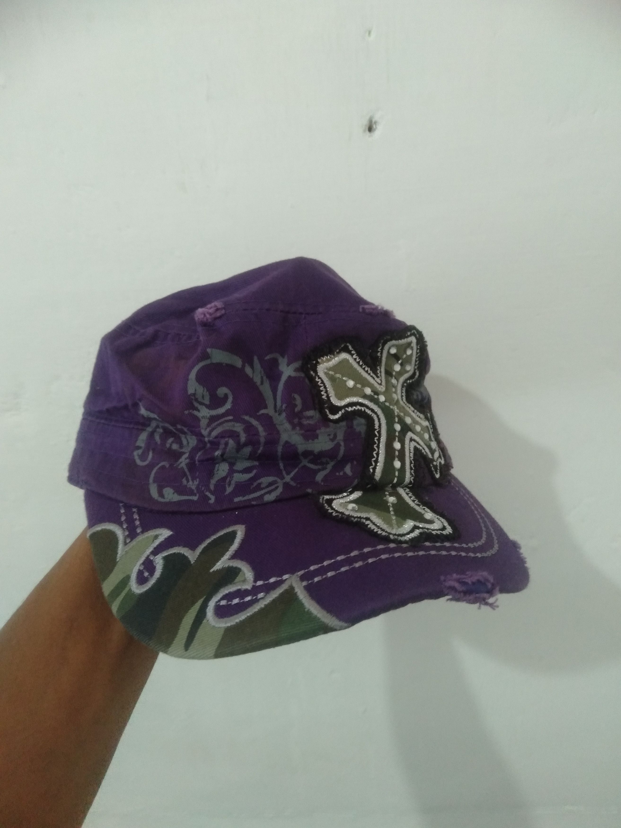 Seditionaries × Vintage Savana Patch Army Cap - Camo Cross Size ONE SIZE - 3 Thumbnail