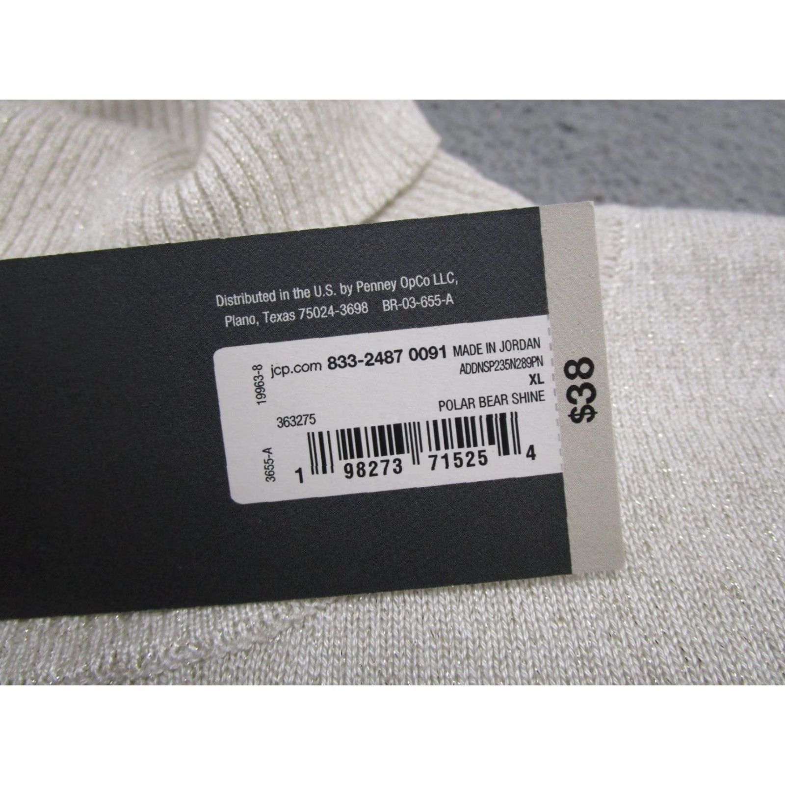 Worthington Worthington Polar Bear Shine Knit Turtleneck Sweater Womens XL Preppy NEW Size XL / US 12-14 / IT 48-50 - 2 Thumbnail