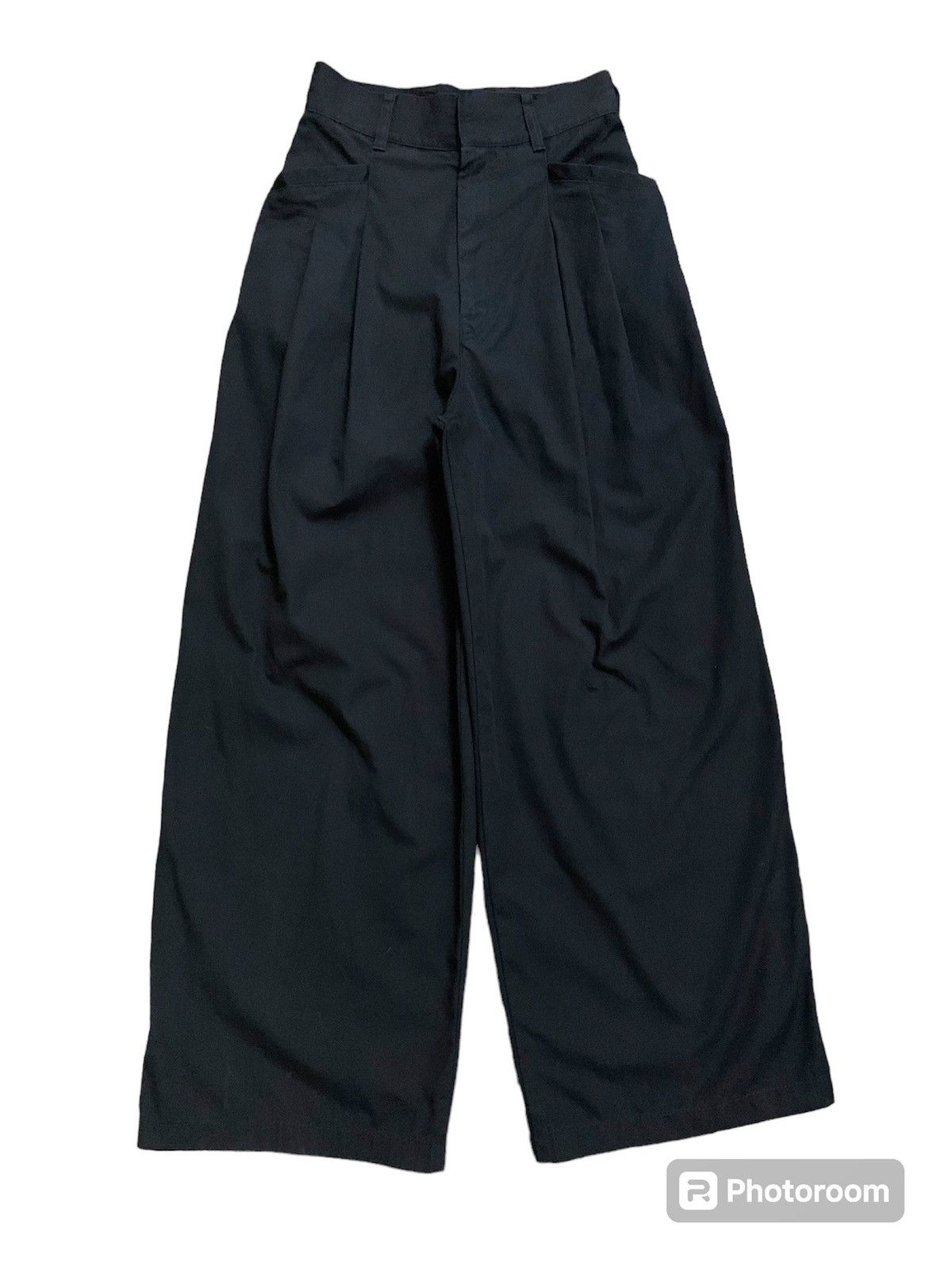 Lemaire × Uniqlo Japanese Uniqlo U High Waist Wide Pant Size 25" / US 0 / IT 36 - 4 Thumbnail