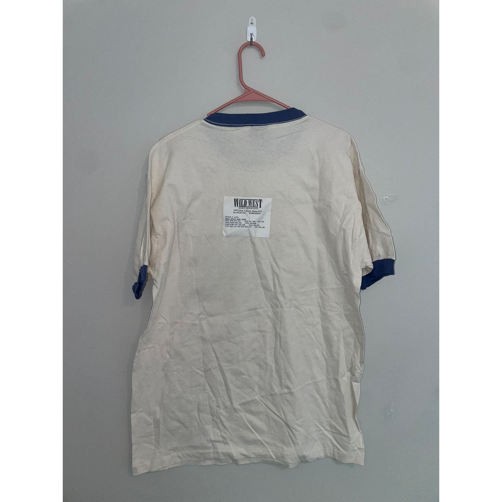 Vintage Vintage Montana Tee Signal Sport USA Nature Ringer L 90s Size US L / EU 52-54 / 3 - 10 Thumbnail