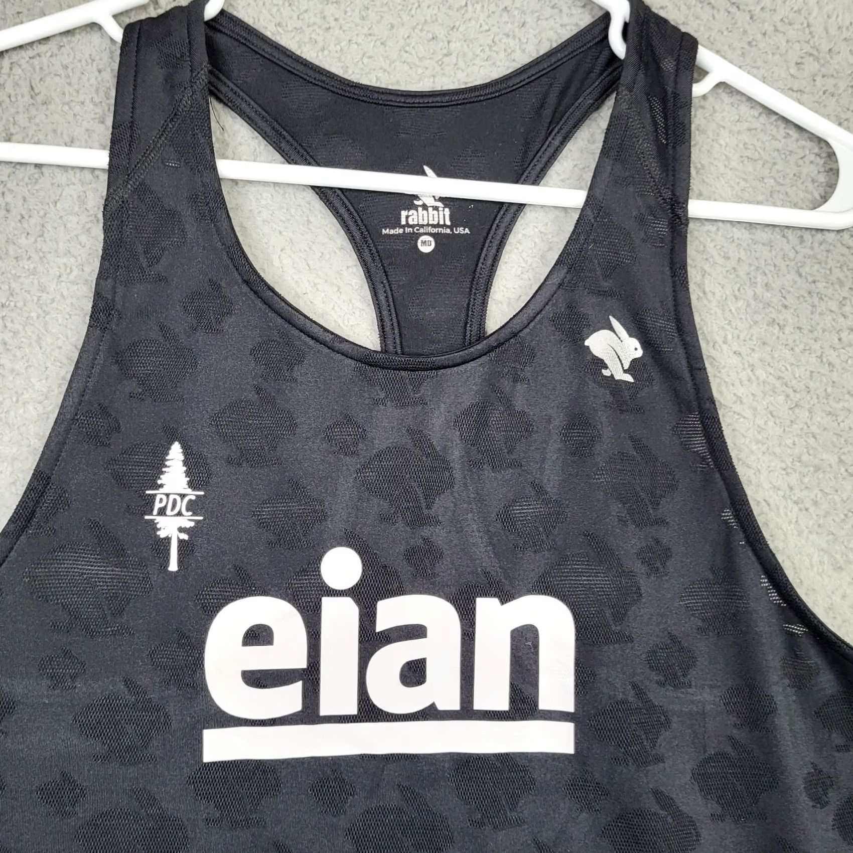 Vintage Rabbit Women’s Black EIAN Print Tank Top M Regular Sleeveless Sport Activewear Size M / US 6-8 / IT 42-44 - 2 Thumbnail