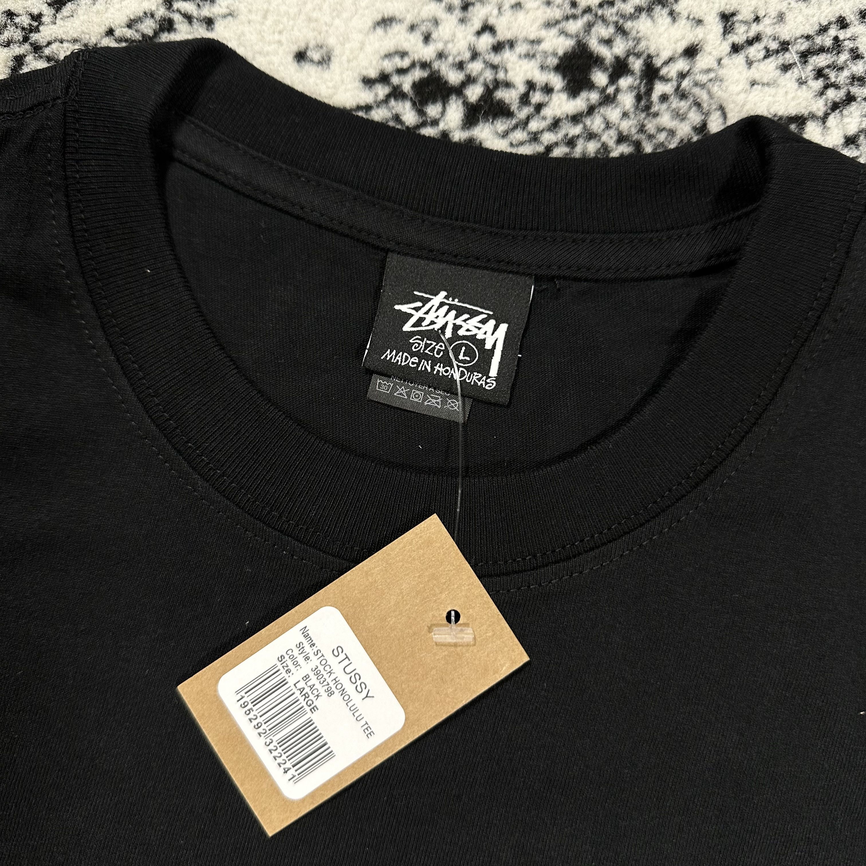 Stussy RARE STUSSY HONOLULU TEE IN BLACK - LARGE Size US L / EU 52-54 / 3 - 5 Thumbnail