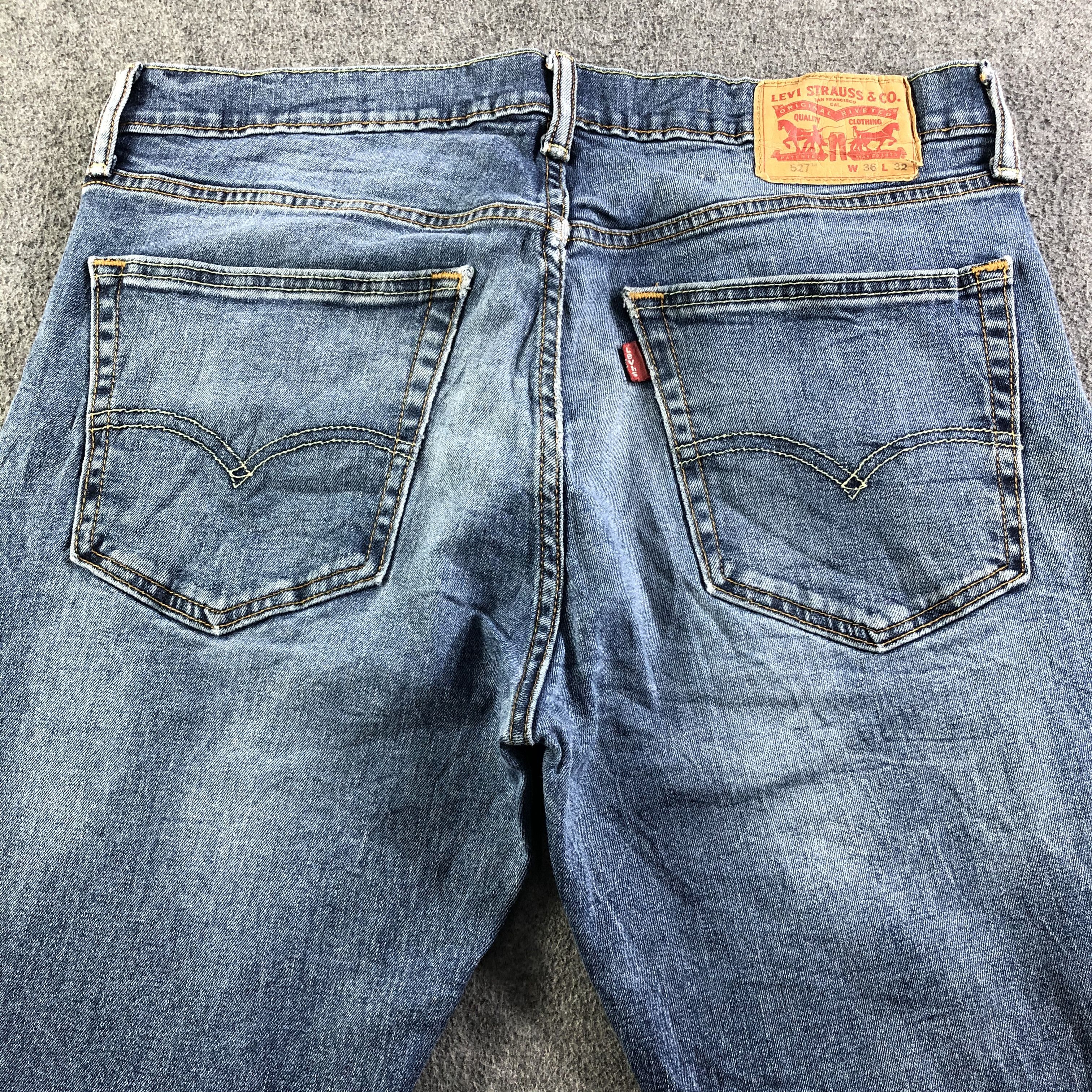 Levi's Vintage Blue Wash Levis 527 Jeans-J3515 Size US 36 / EU 52 - 4 Thumbnail