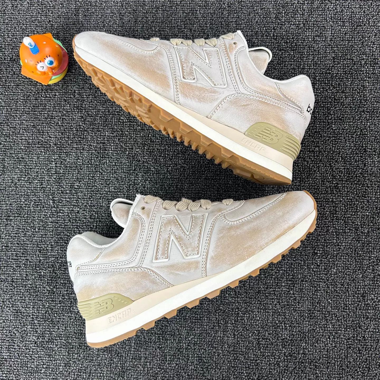 Miu Miu MIU MIU distressed NB collab sneaker size 37 Size US 6.5 / IT 36.5 - 4 Thumbnail