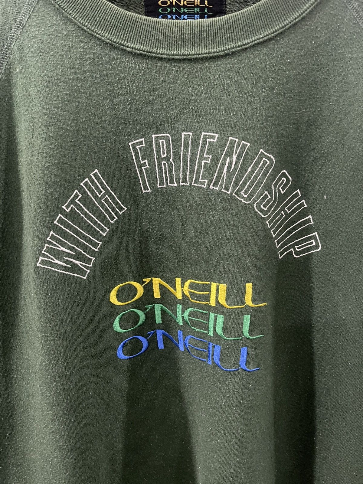 O'Neill Vintage O’neill Embroidery Logo Sweatshirt Size US L / EU 52-54 / 3 - 5 Thumbnail