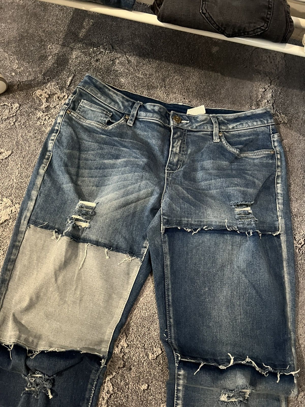 Japanese Brand Archive Retro Patchwork Glamour Style / Japanese Tokyo Vibe Size US 34 / EU 50 - 2 Thumbnail